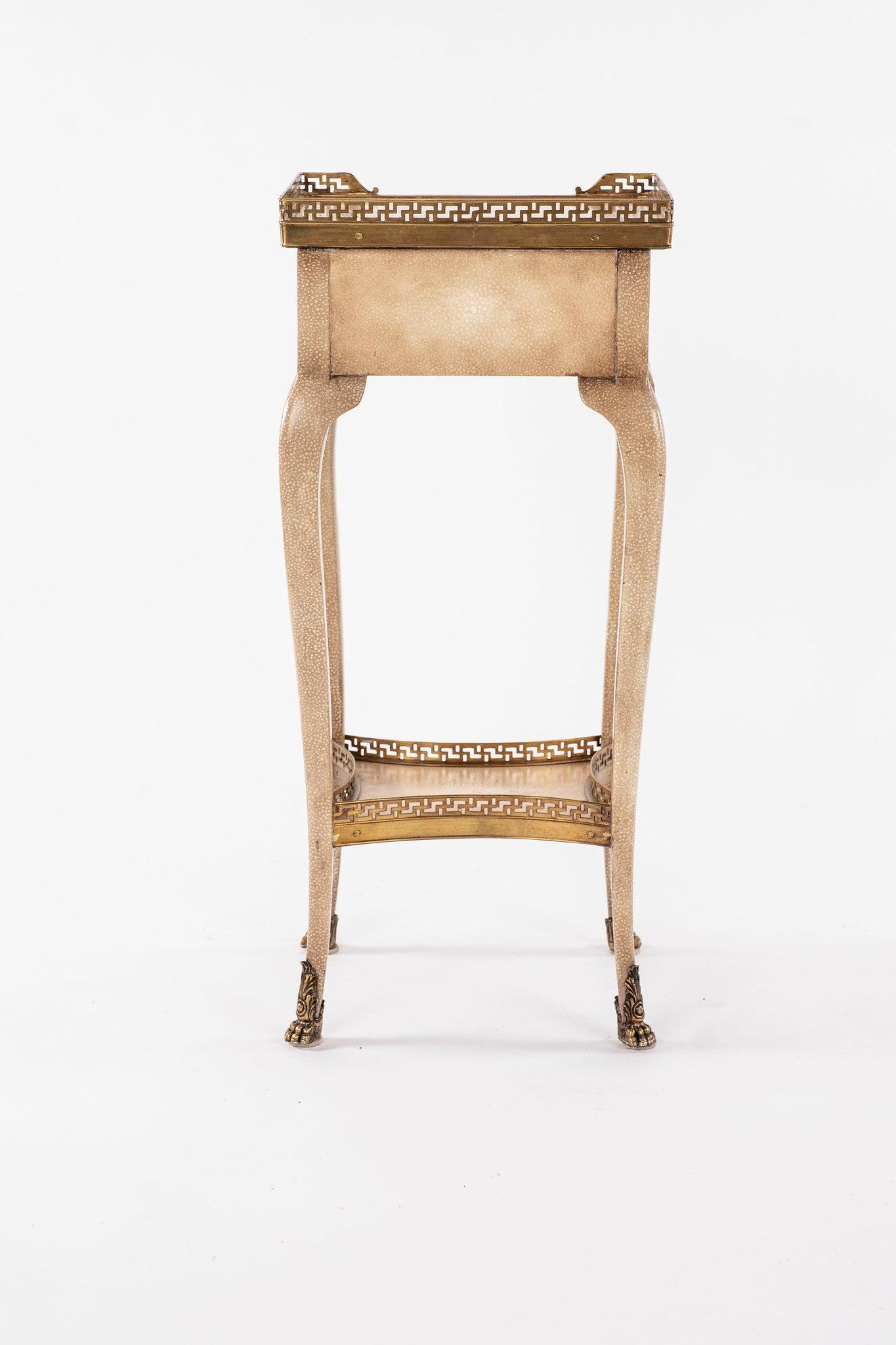 Directoire Style Gallery Table Stand In Good Condition For Sale In Houston, TX