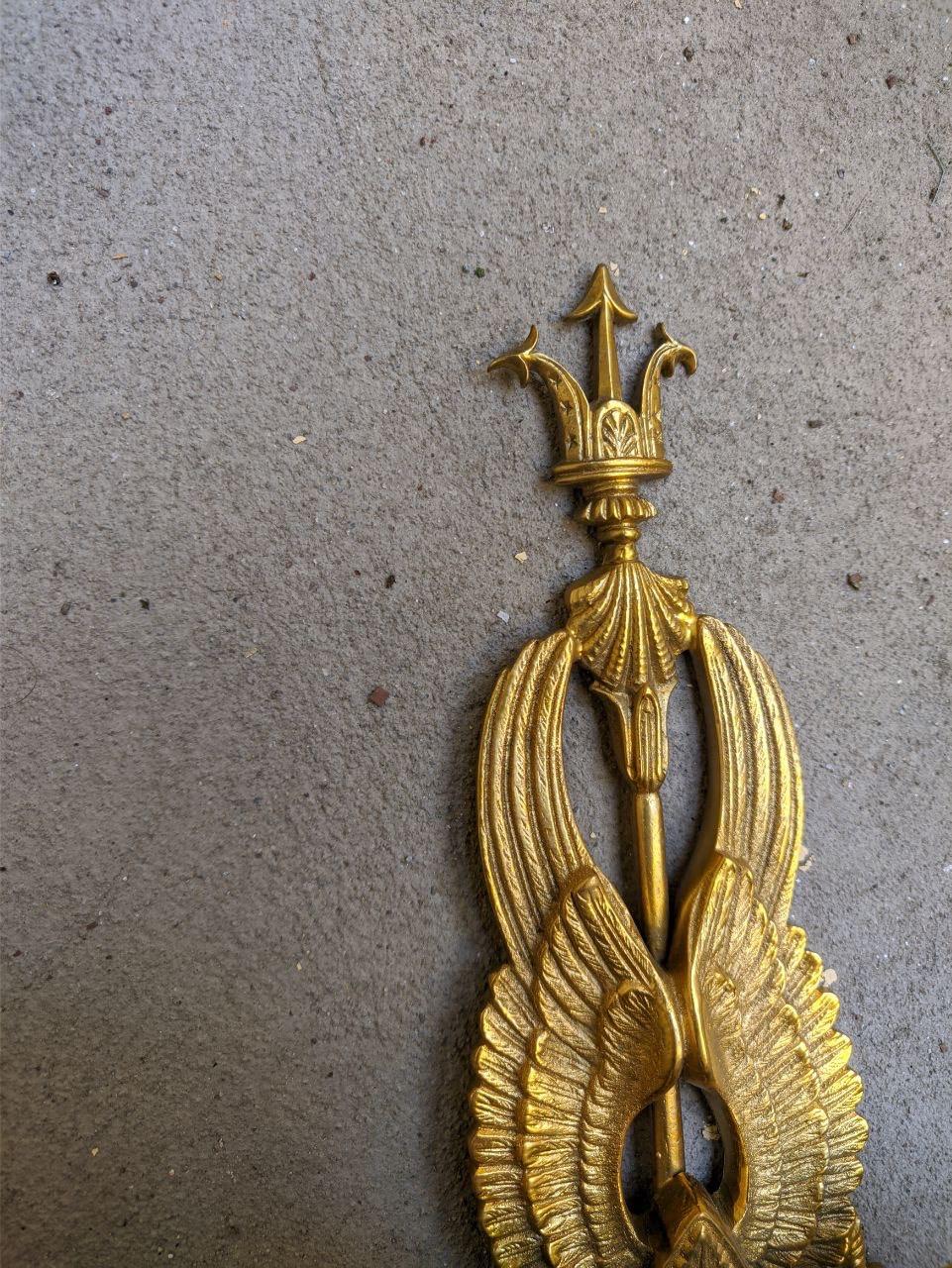 Italian Directoire Style Gilt Bronze Sconce by Gherardo degli Albizzi For Sale