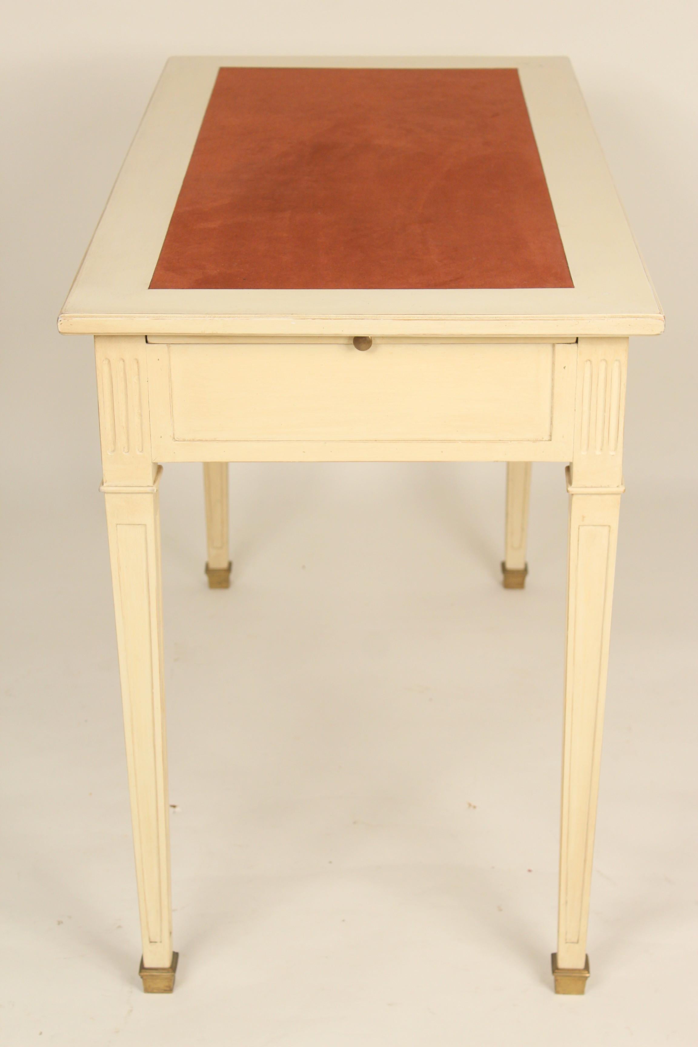 Directoire Style Painted Writing Table In Good Condition In Laguna Beach, CA