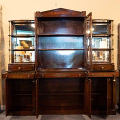 Directoire Style Rosewood Display Cabinet