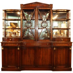 Directoire Style Rosewood Display Cabinet
