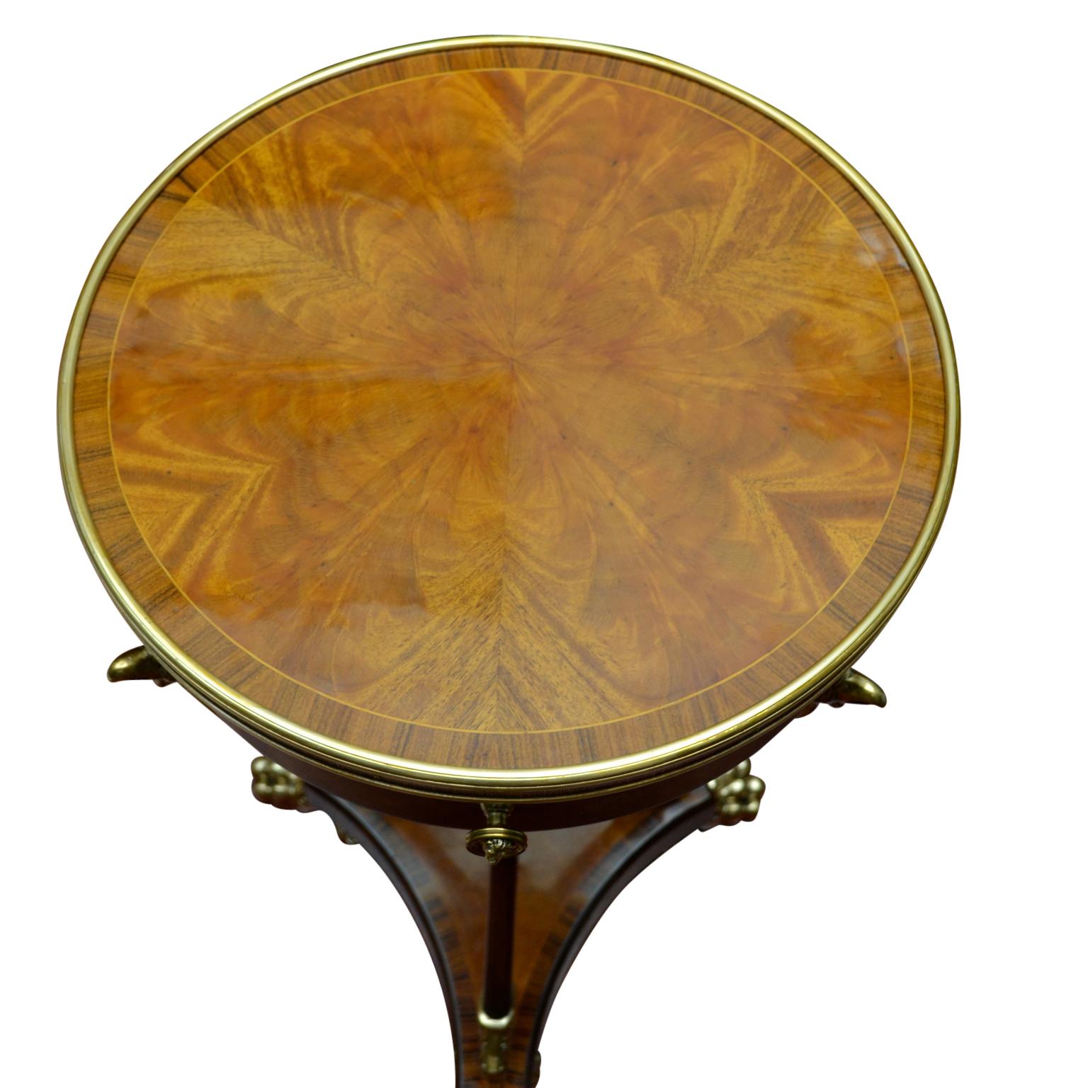 Regency Directoire Style Sabre Leg Occasional Table