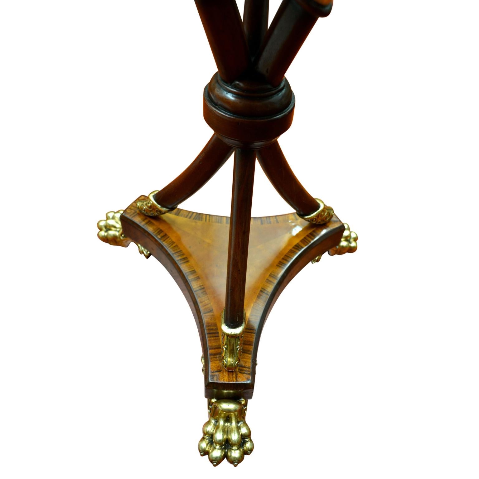 Directoire Style Sabre Leg Occasional Table In Good Condition In Vancouver, British Columbia
