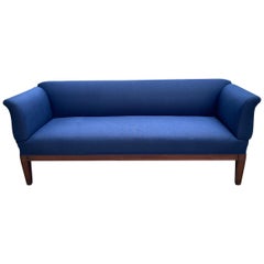 Directoire Style Sofa or Banquette with Adjustable Articulating Arms