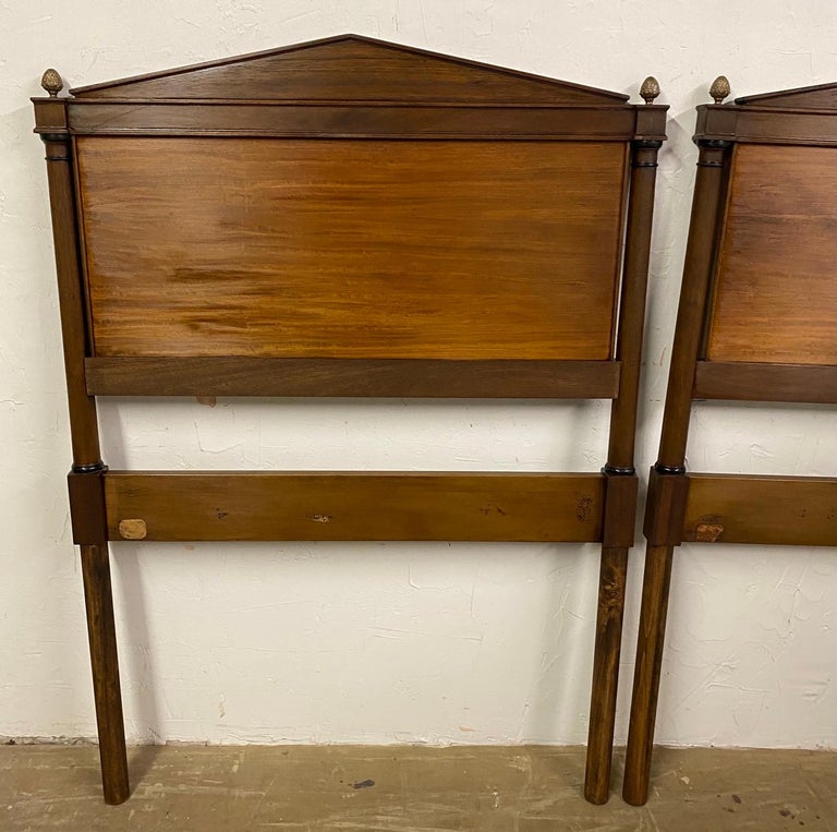Directoire Style Twin Headboards For Sale at 1stDibs