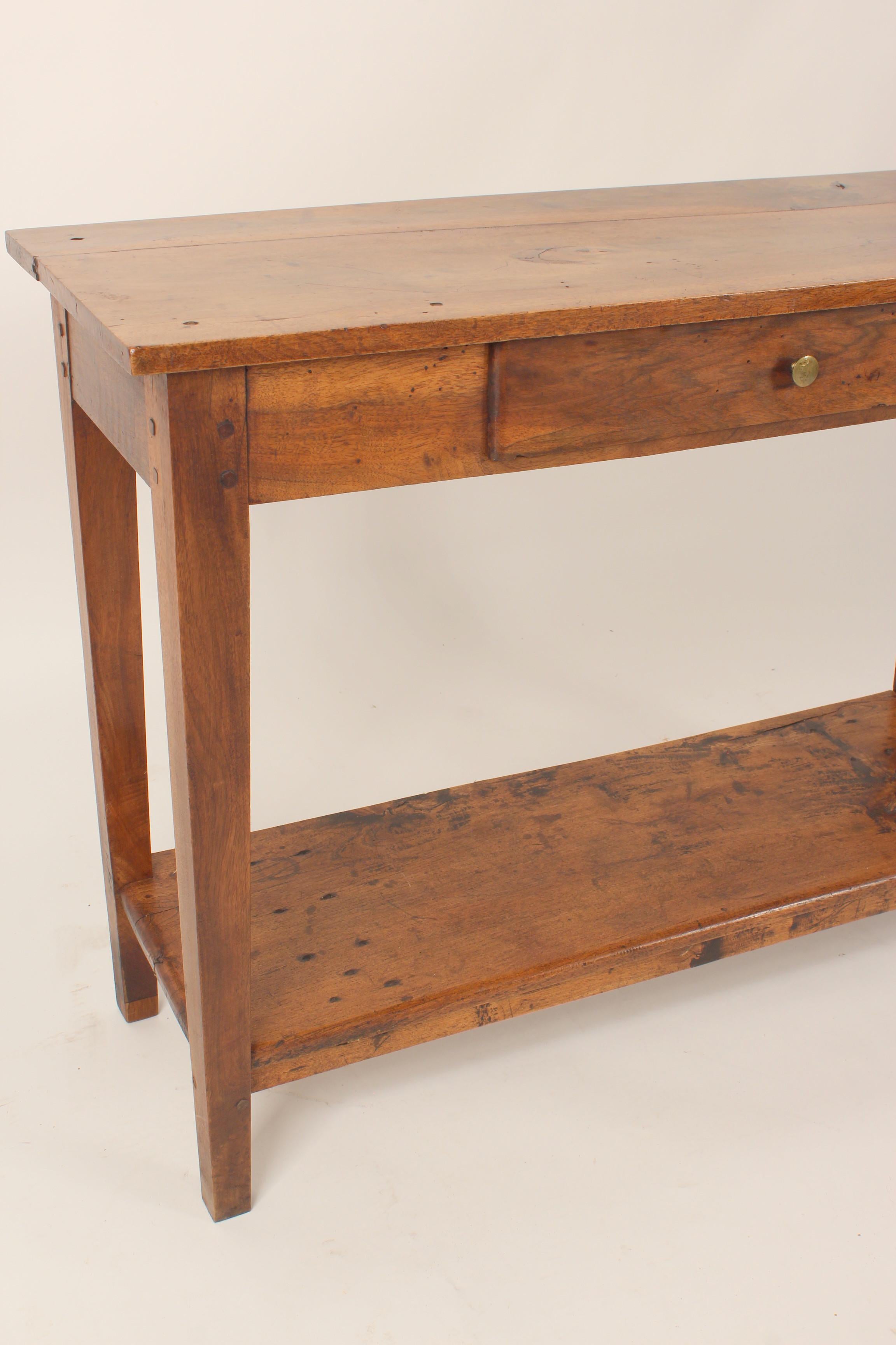 Directoire Style Walnut Console Table 3