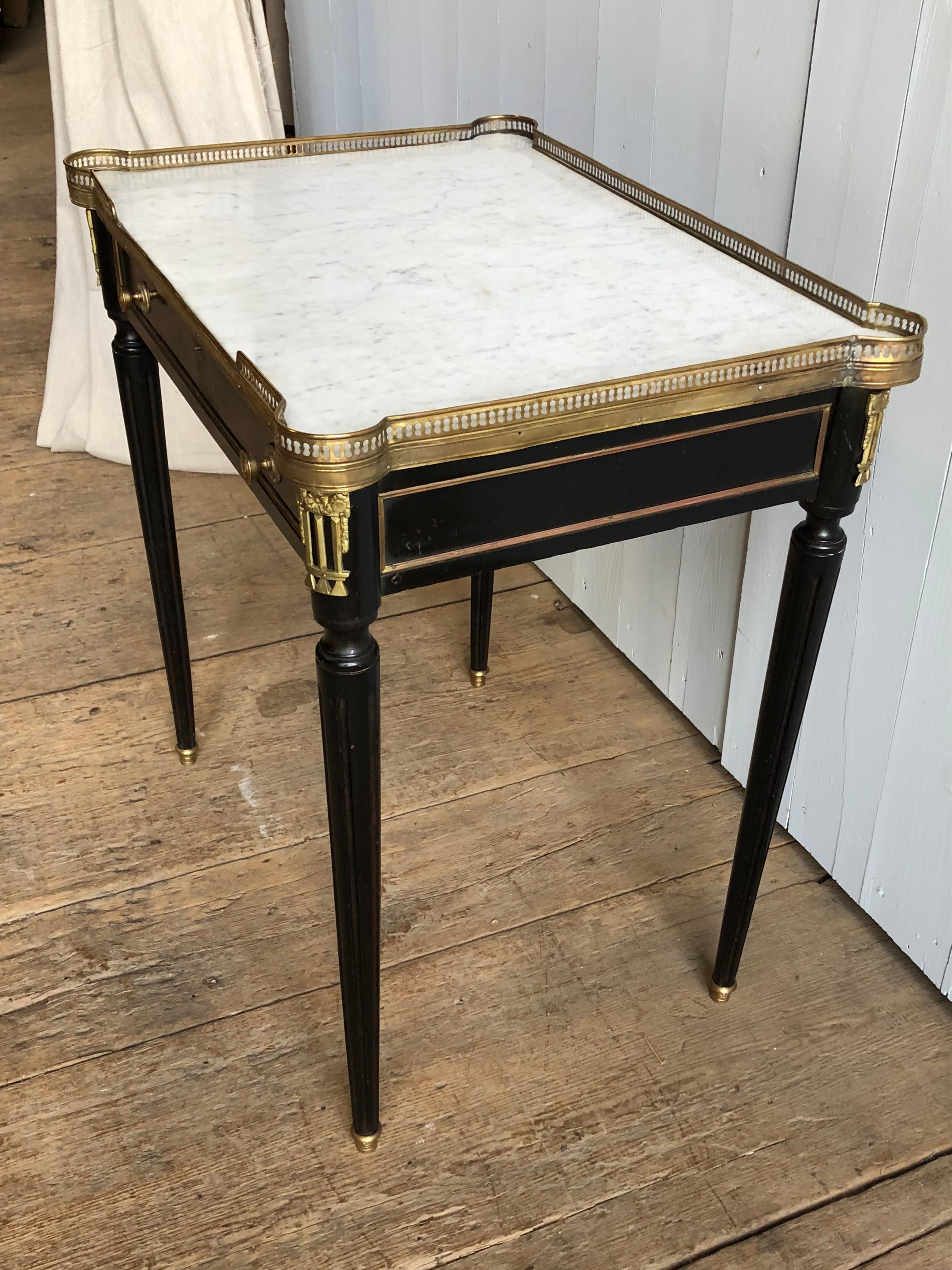 Directoire Style Writing Table, 1940s, Attributed to Jansen 1