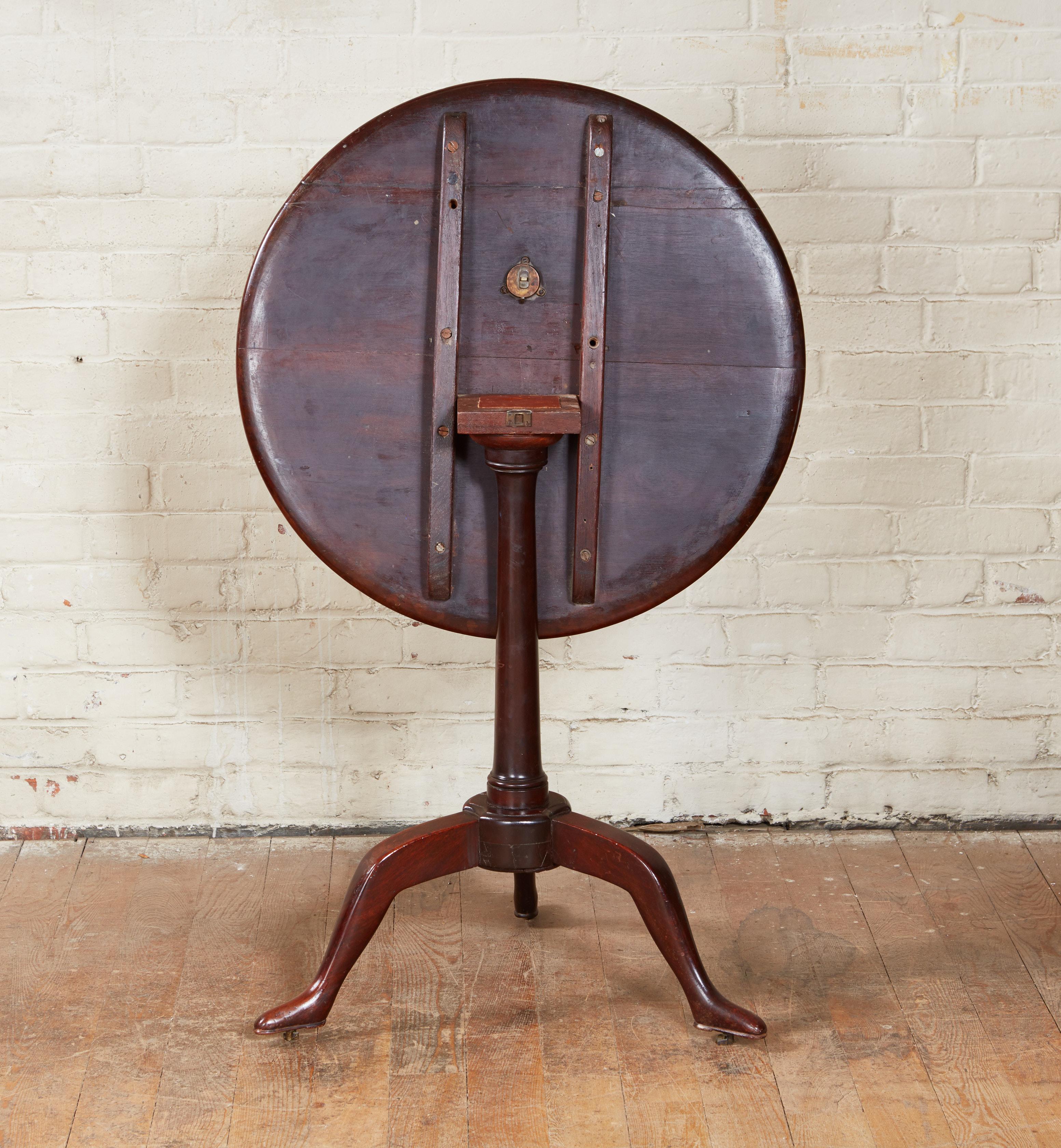 Louis XVI Directoire Tripod Table by Canabas For Sale