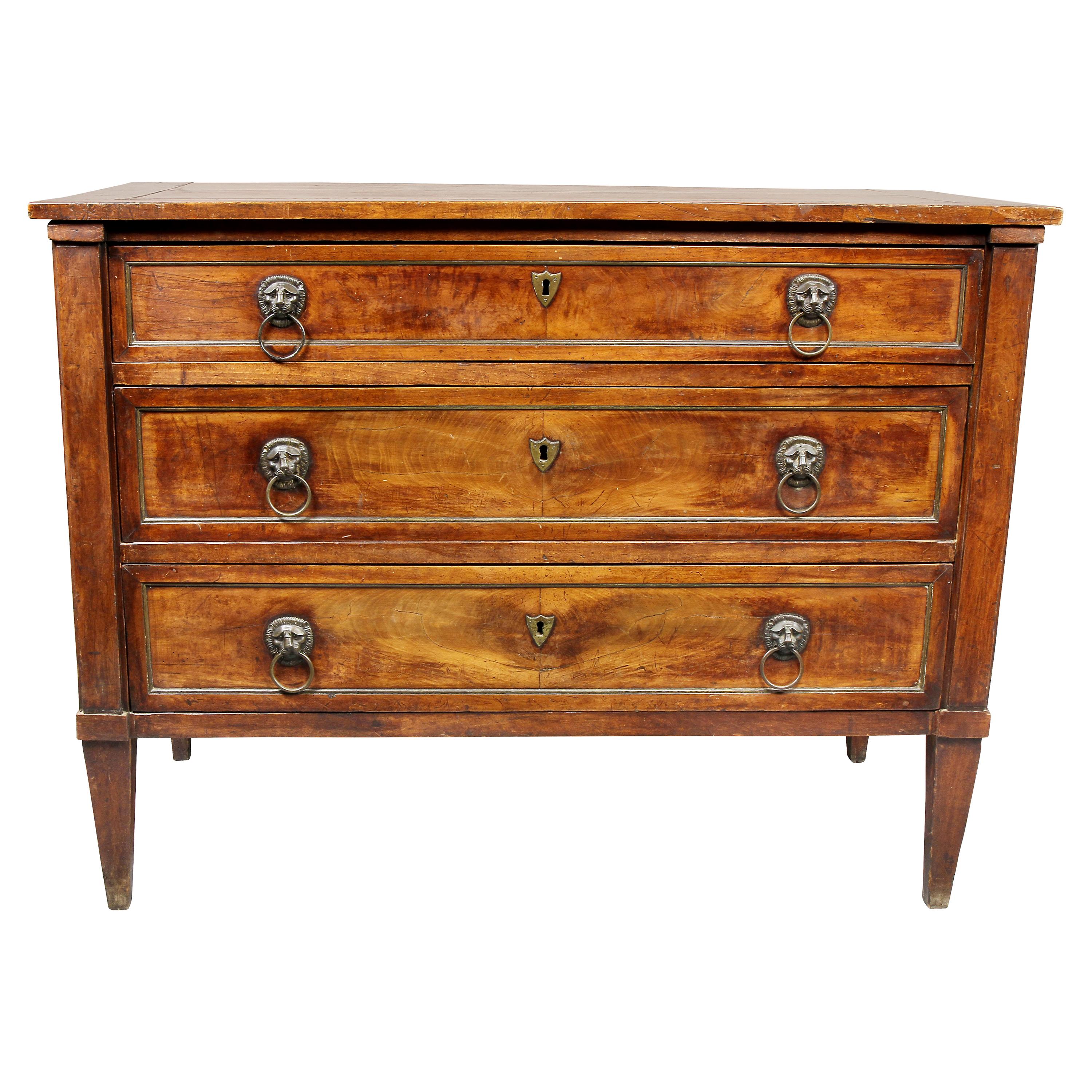 Directoire Walnut Commode