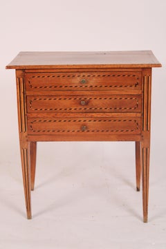 Directoire Walnut End Table
