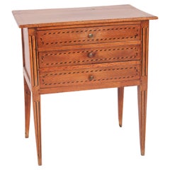 Directoire Walnut End Table