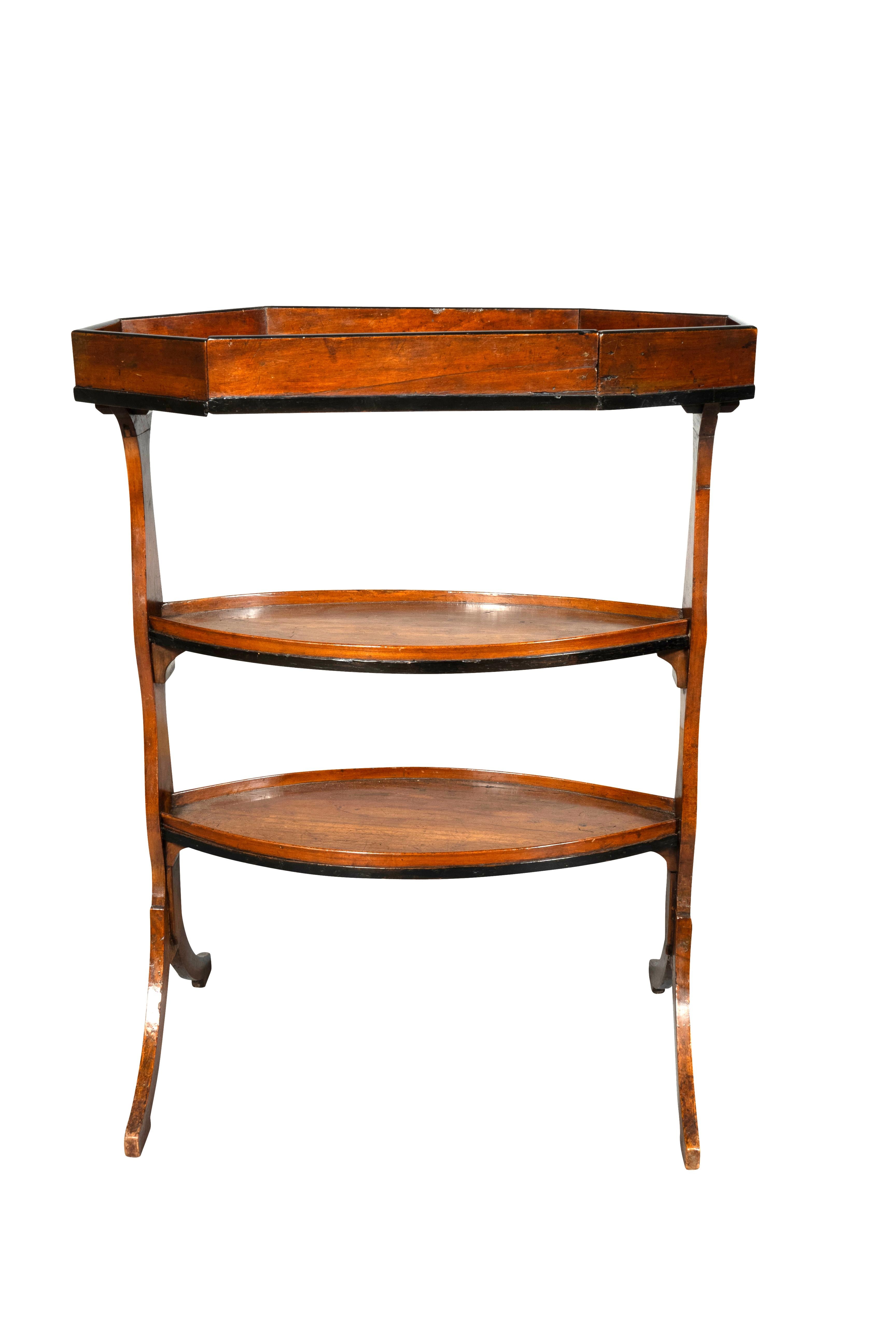 Directoire Walnut Tricoteuse Table For Sale 2