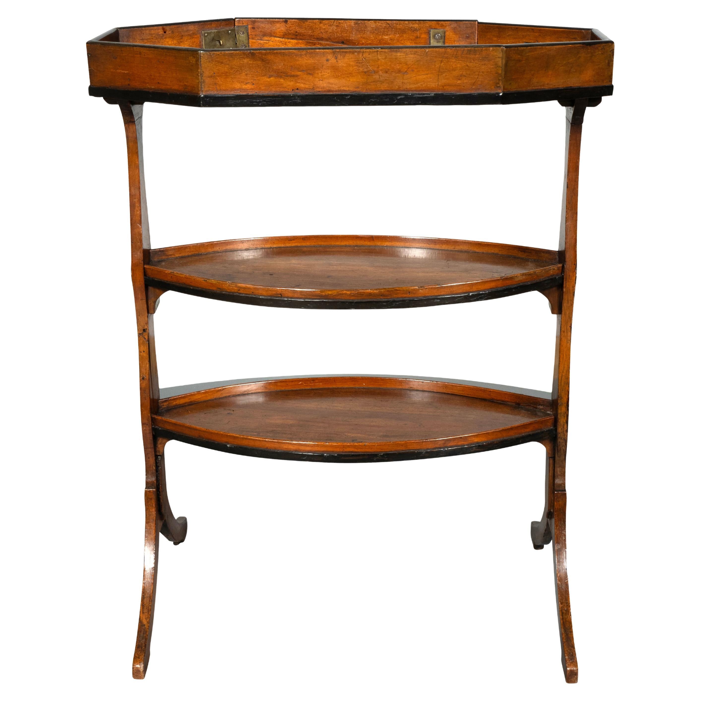 Directoire Walnut Tricoteuse Table