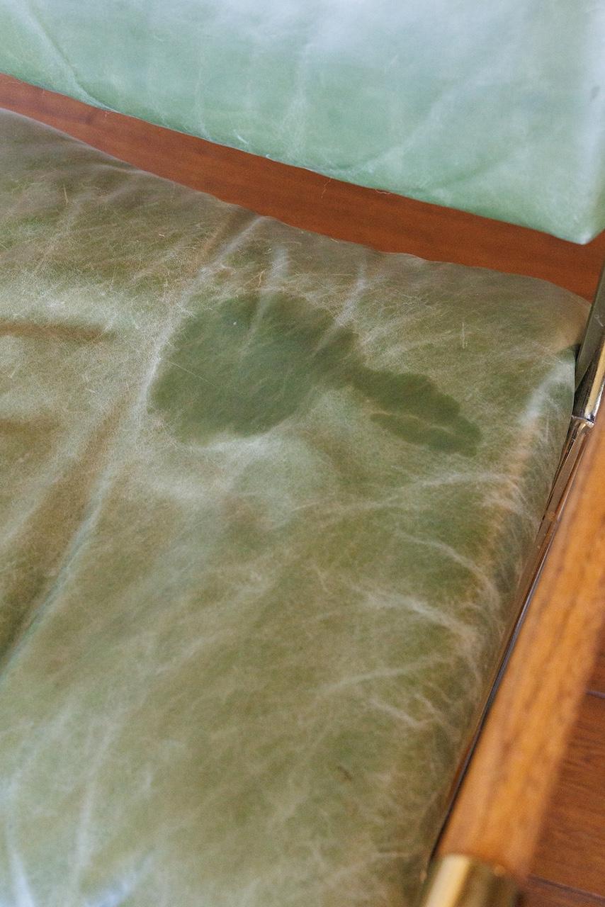 20th Century Director-Style Armchairs in Custom Green, Housing Works x Andy Cohen Collab