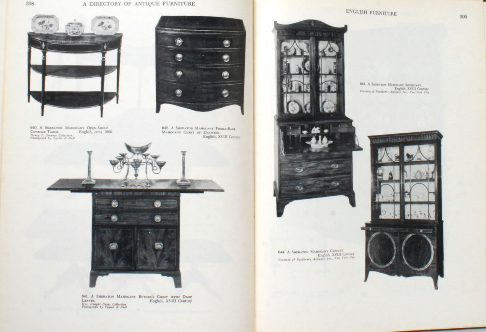 Directory of Antique Furniture by F. Lewis Hinckley 7