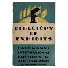Verzeichnis der Exponate. Kaufmanns Internationale Ausstellung für Kunst und Industrie