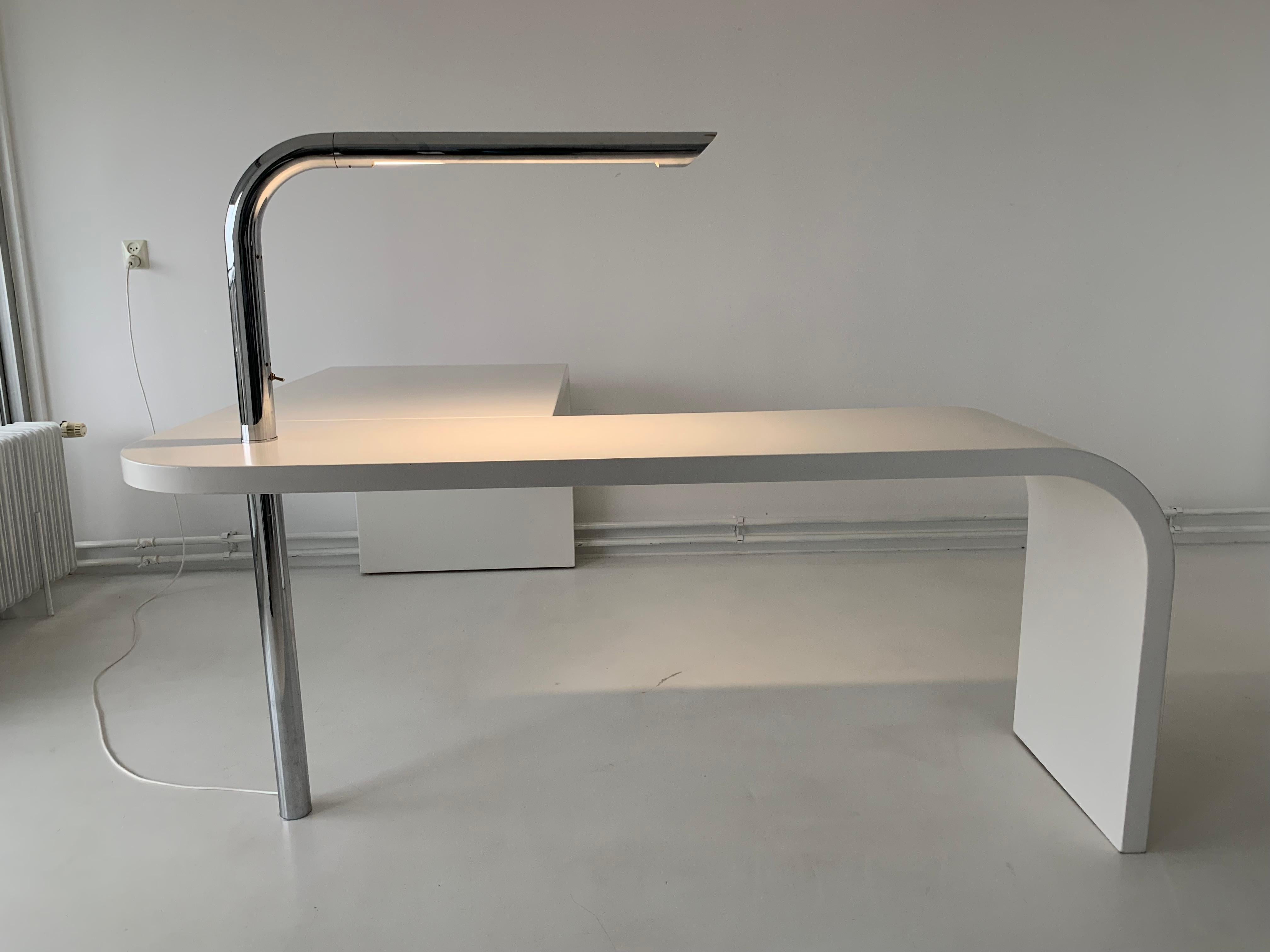 Direk Desk by Ennio Chiggio for Nikol International, 1979 For Sale 2