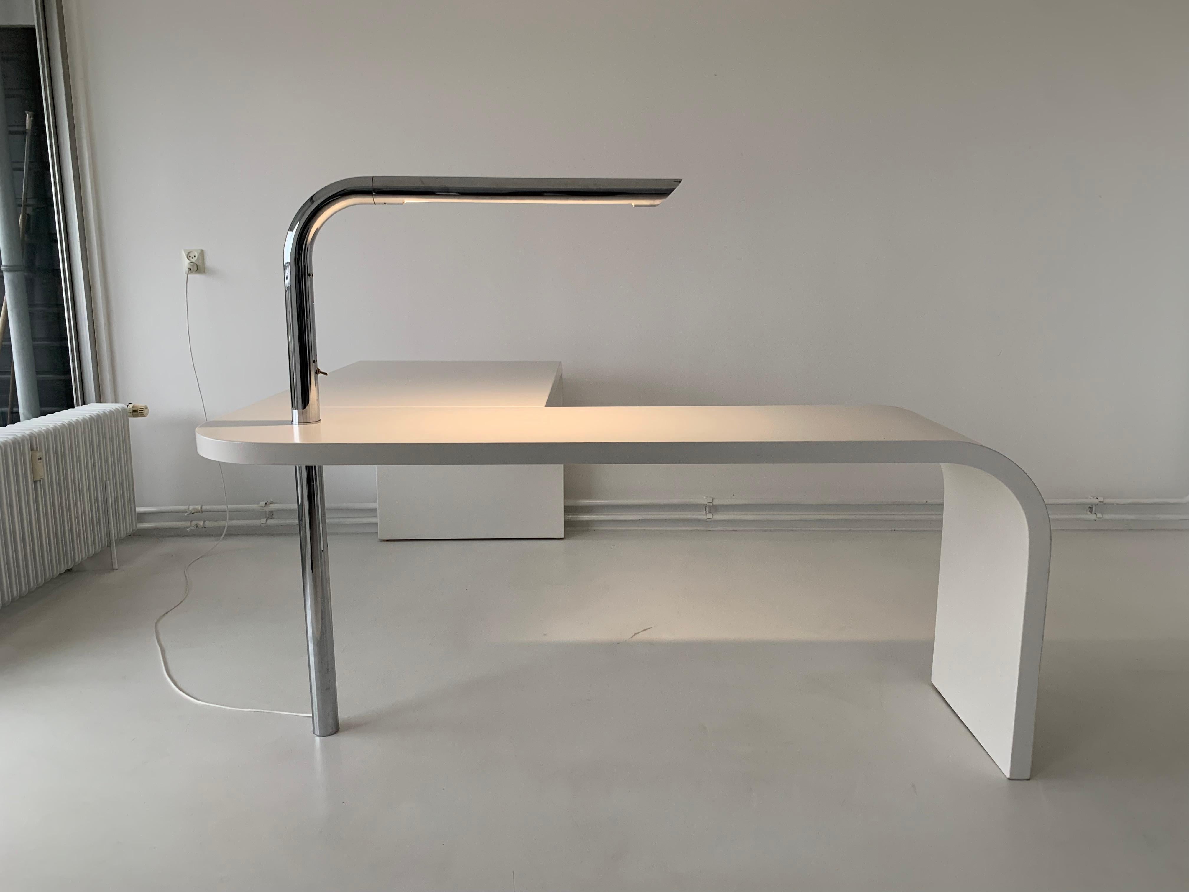 Direk Desk by Ennio Chiggio for Nikol International, 1979 For Sale 3