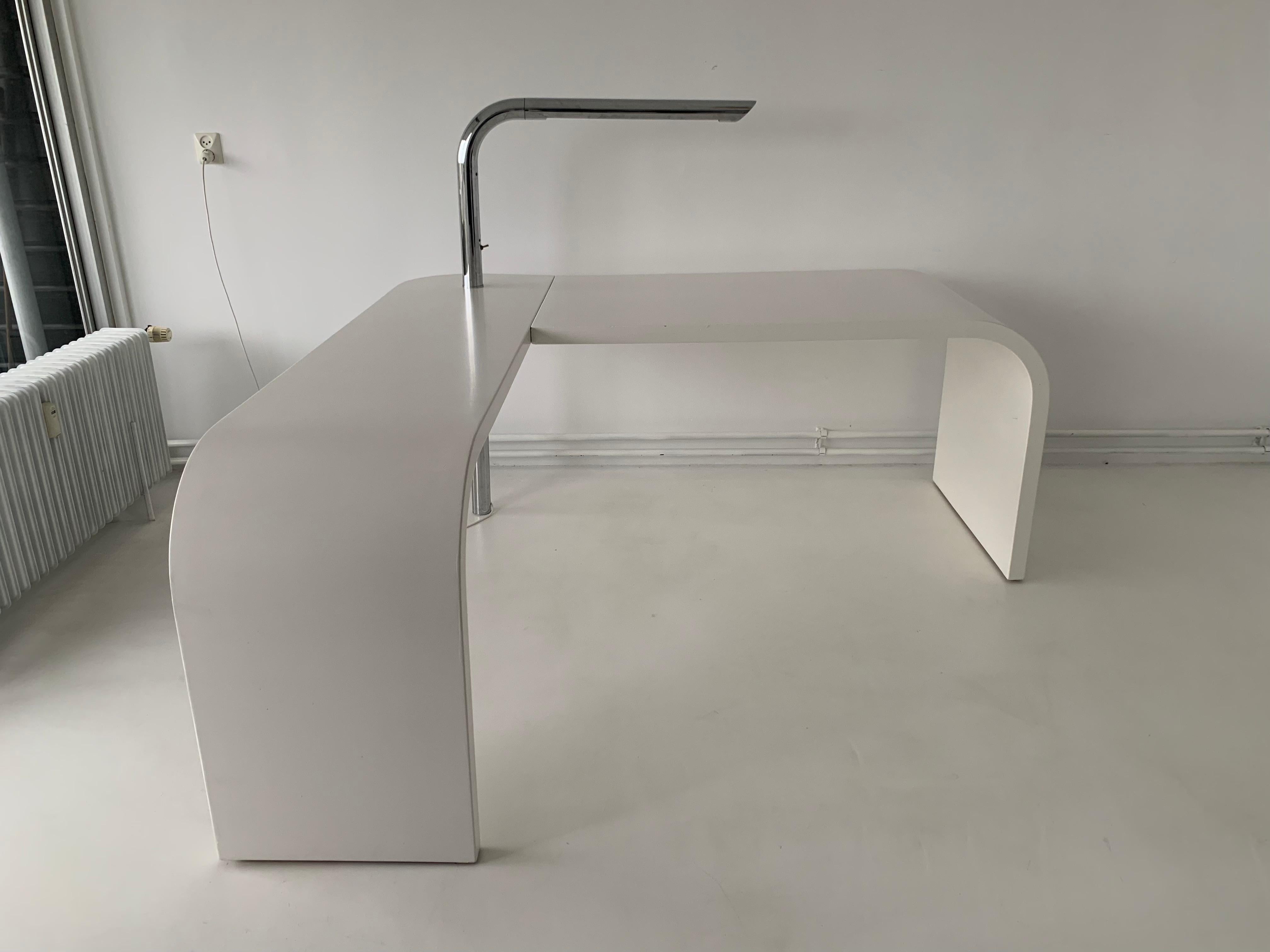 Direk Desk by Ennio Chiggio for Nikol International, 1979 For Sale 9