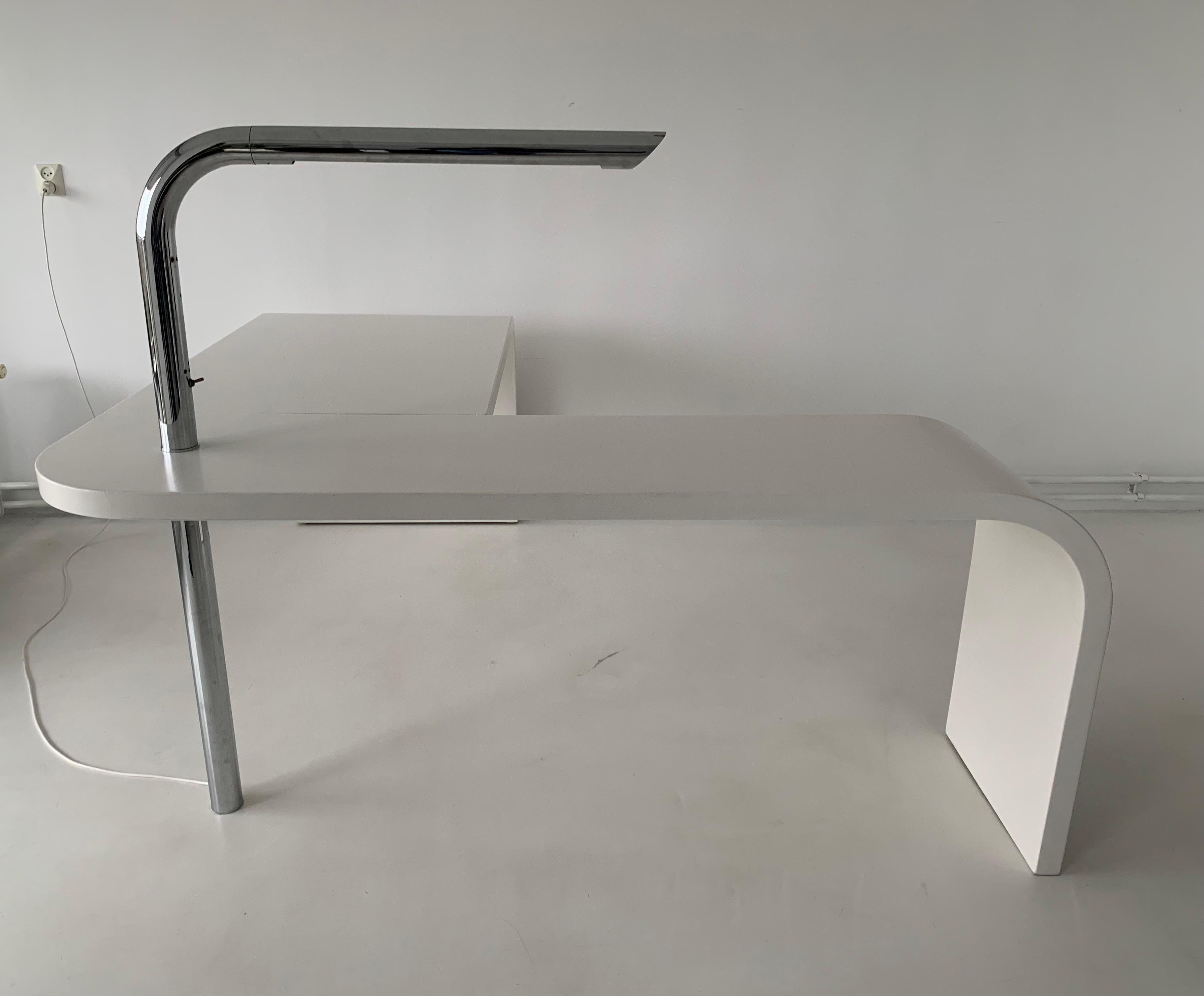 Italian Direk Desk by Ennio Chiggio for Nikol International, 1979 For Sale