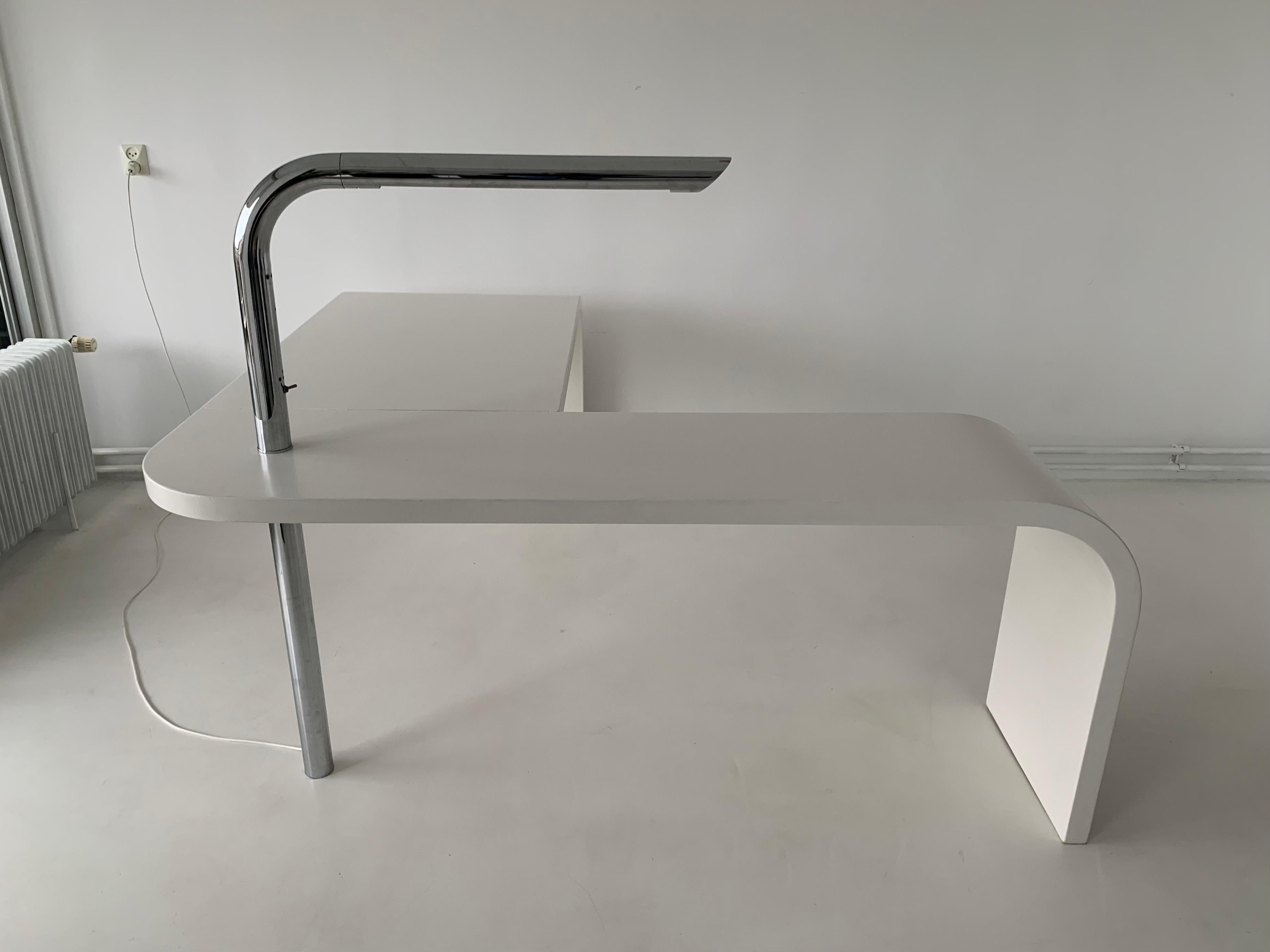 Late 20th Century Direk Desk by Ennio Chiggio for Nikol International, 1979 For Sale