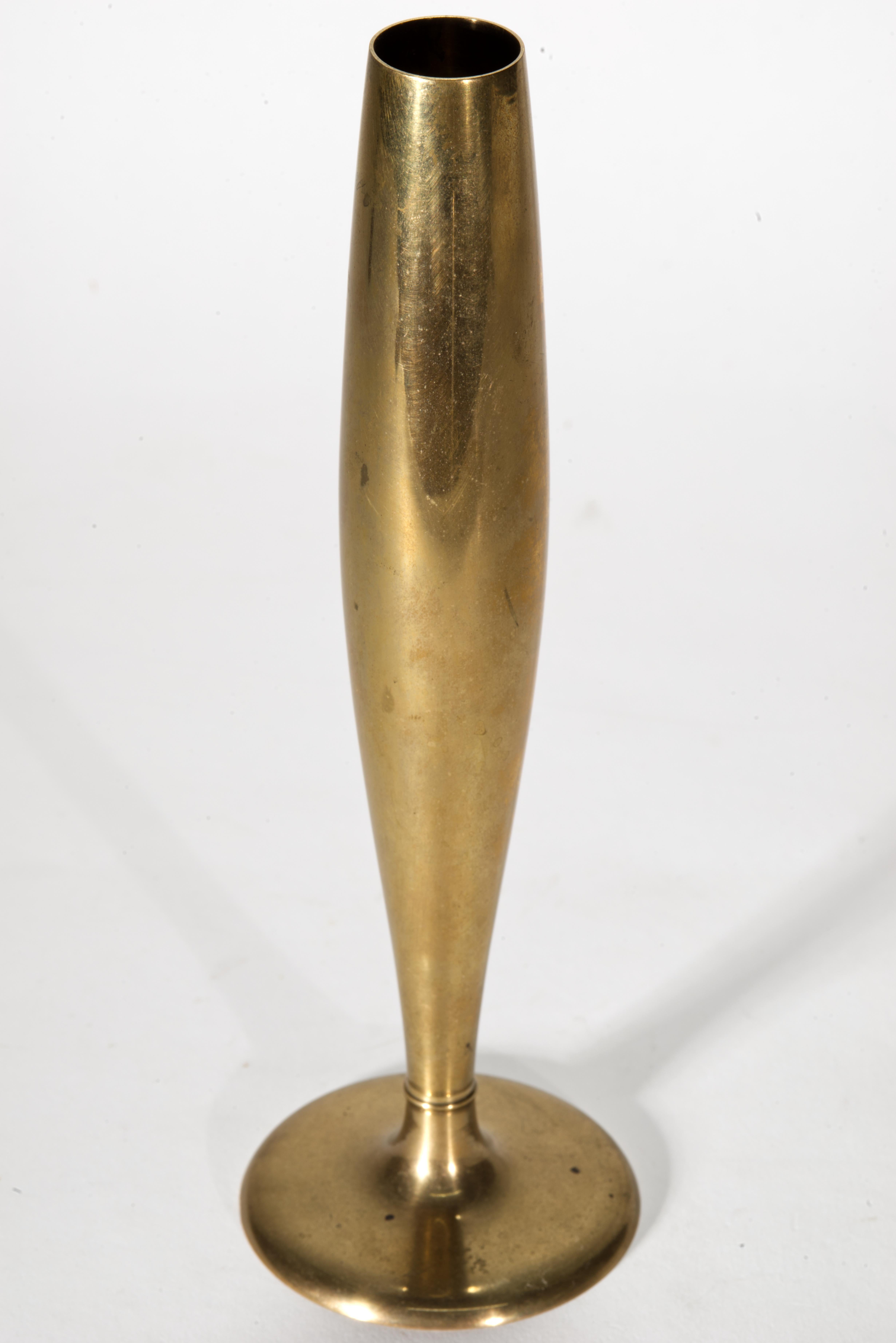 Americano Vaso Dirilyte Art Deco Bronzo Soliflores in vendita