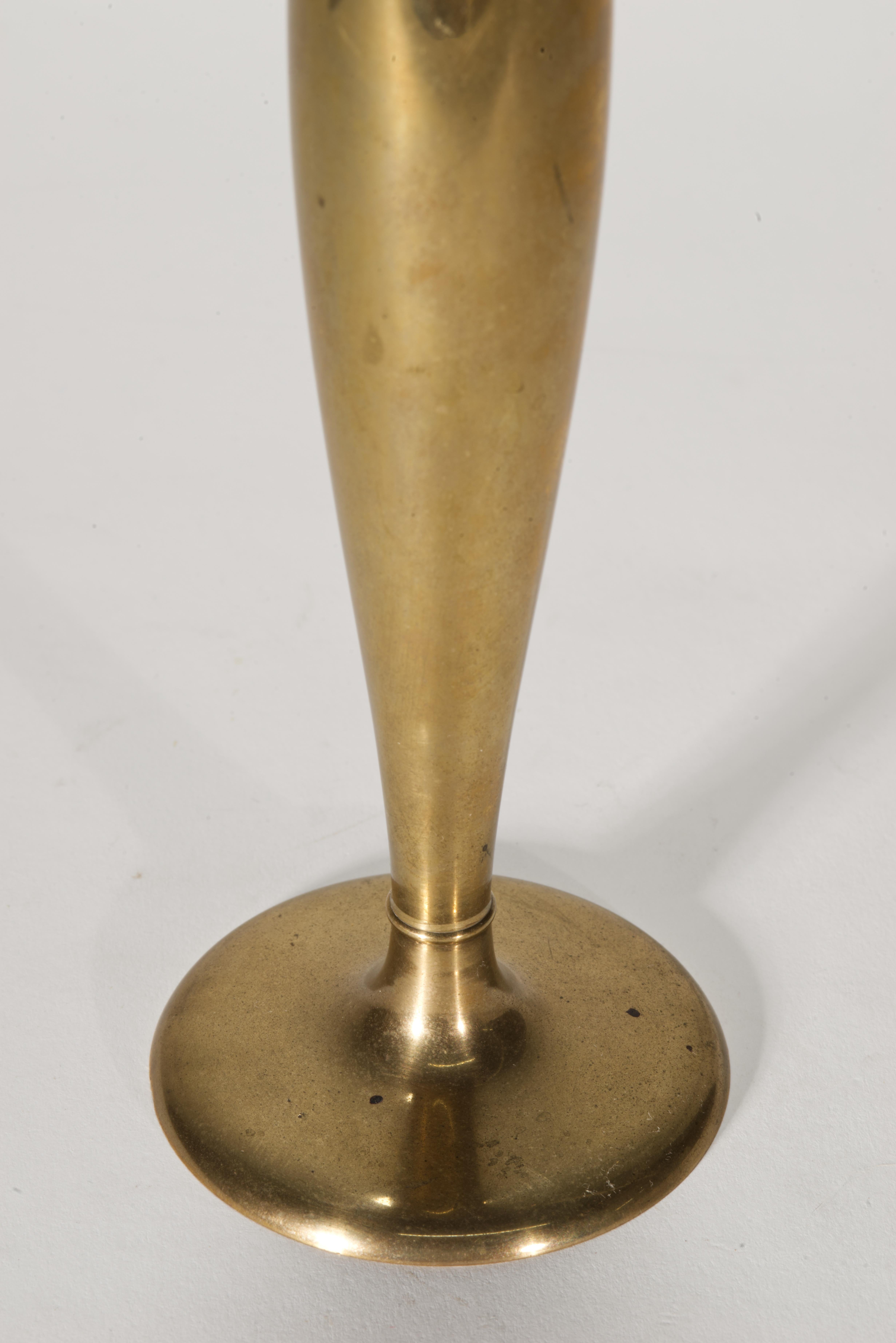 Calco Vaso Dirilyte Art Deco Bronzo Soliflores in vendita