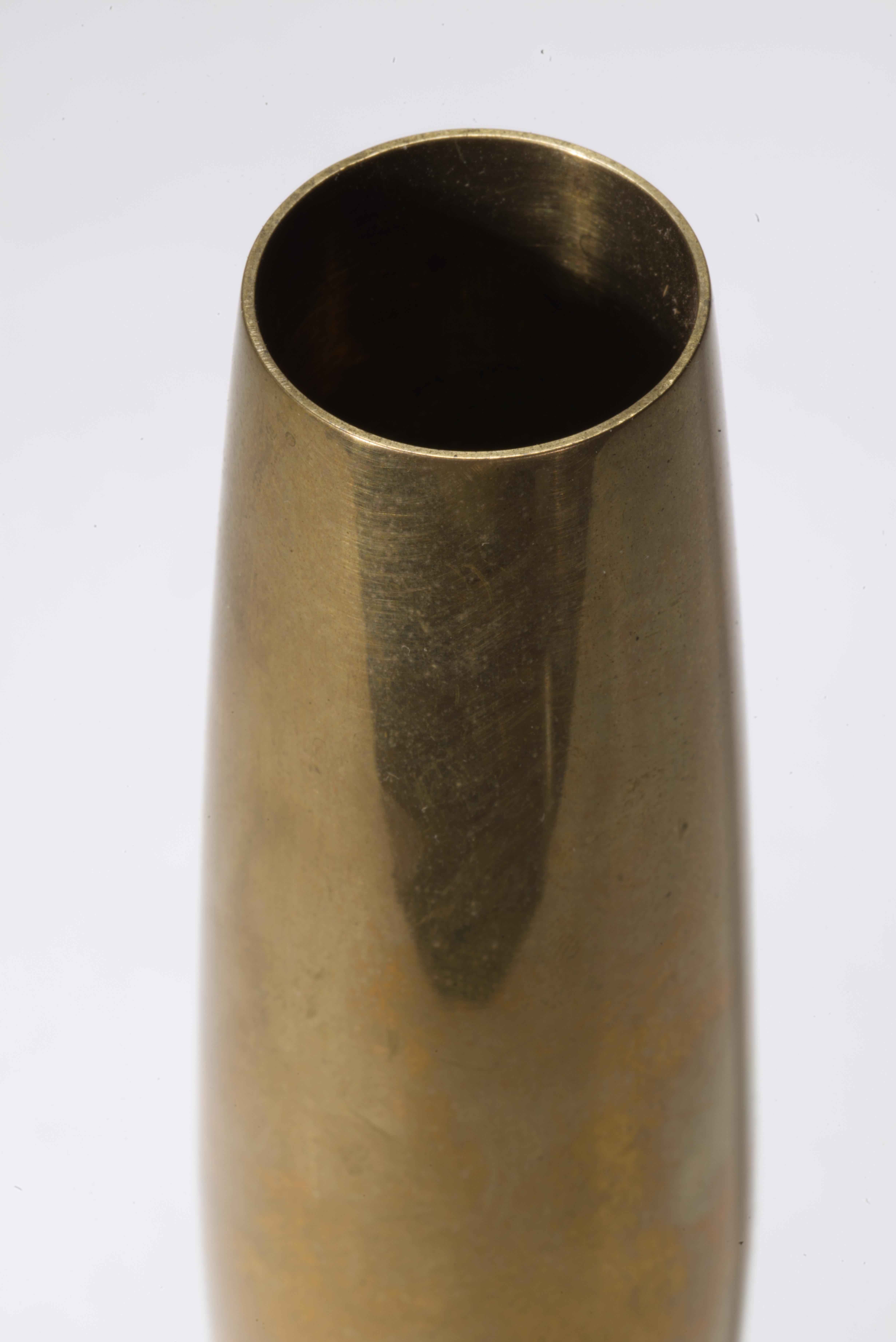 Vaso Dirilyte Art Deco Bronzo Soliflores in vendita 1