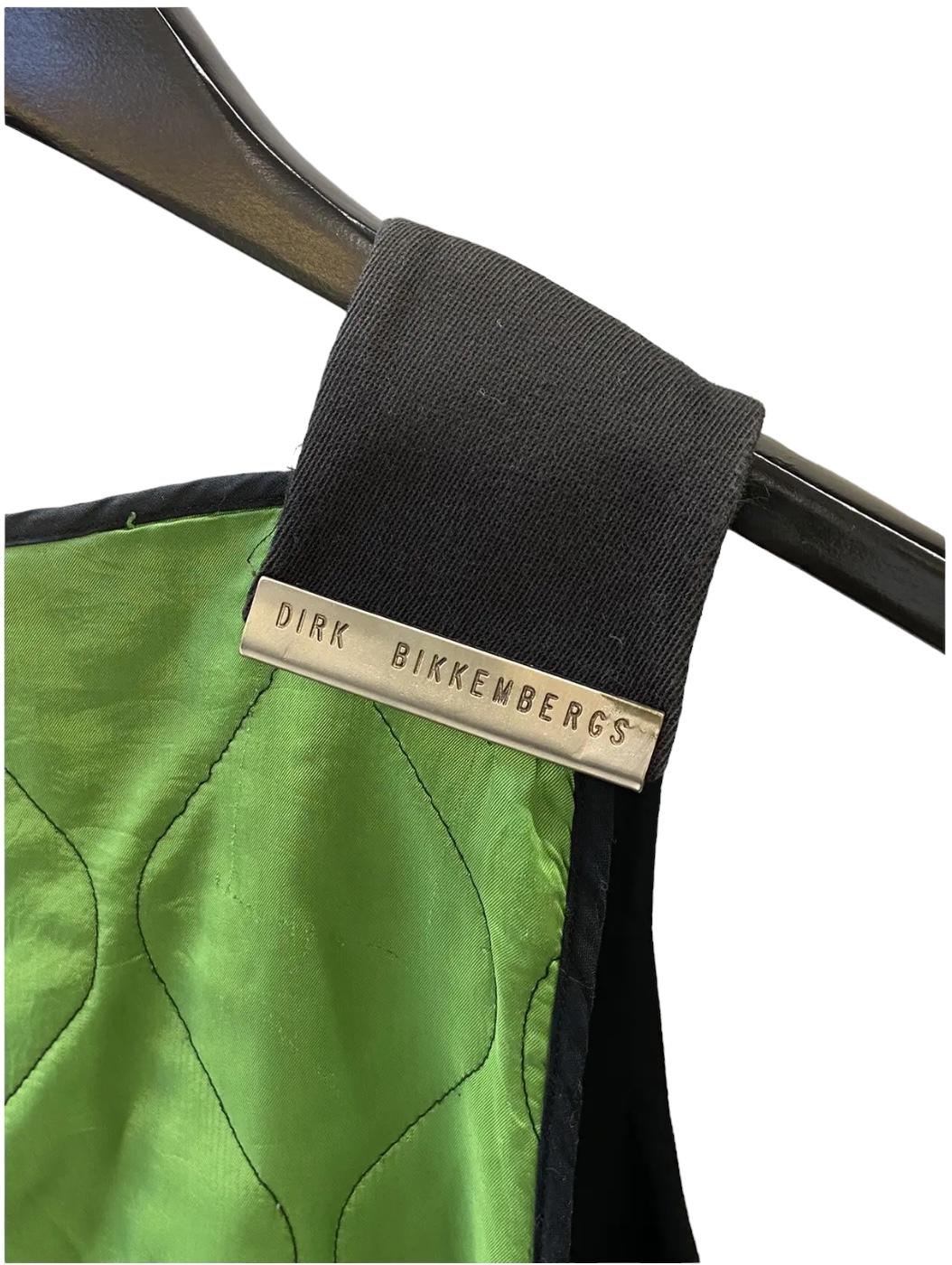 Dirk Bikkembergs Hommes 1993 Quilted Hybrid Buckle Vest For Sale 1