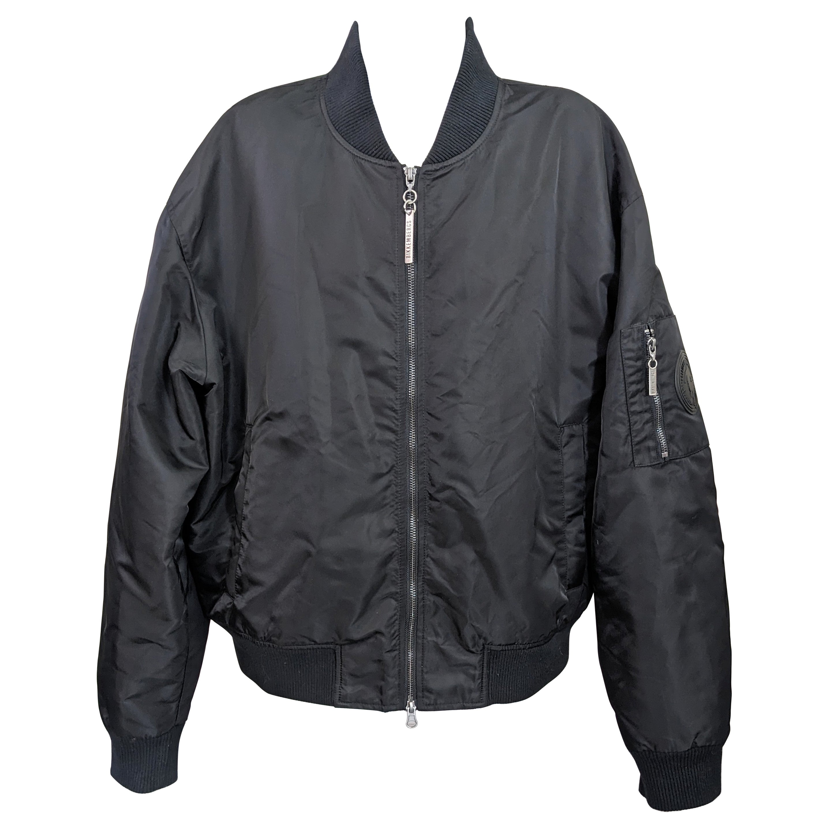 Dirk Bikkembergs Mens Nylon Bomber Jacket