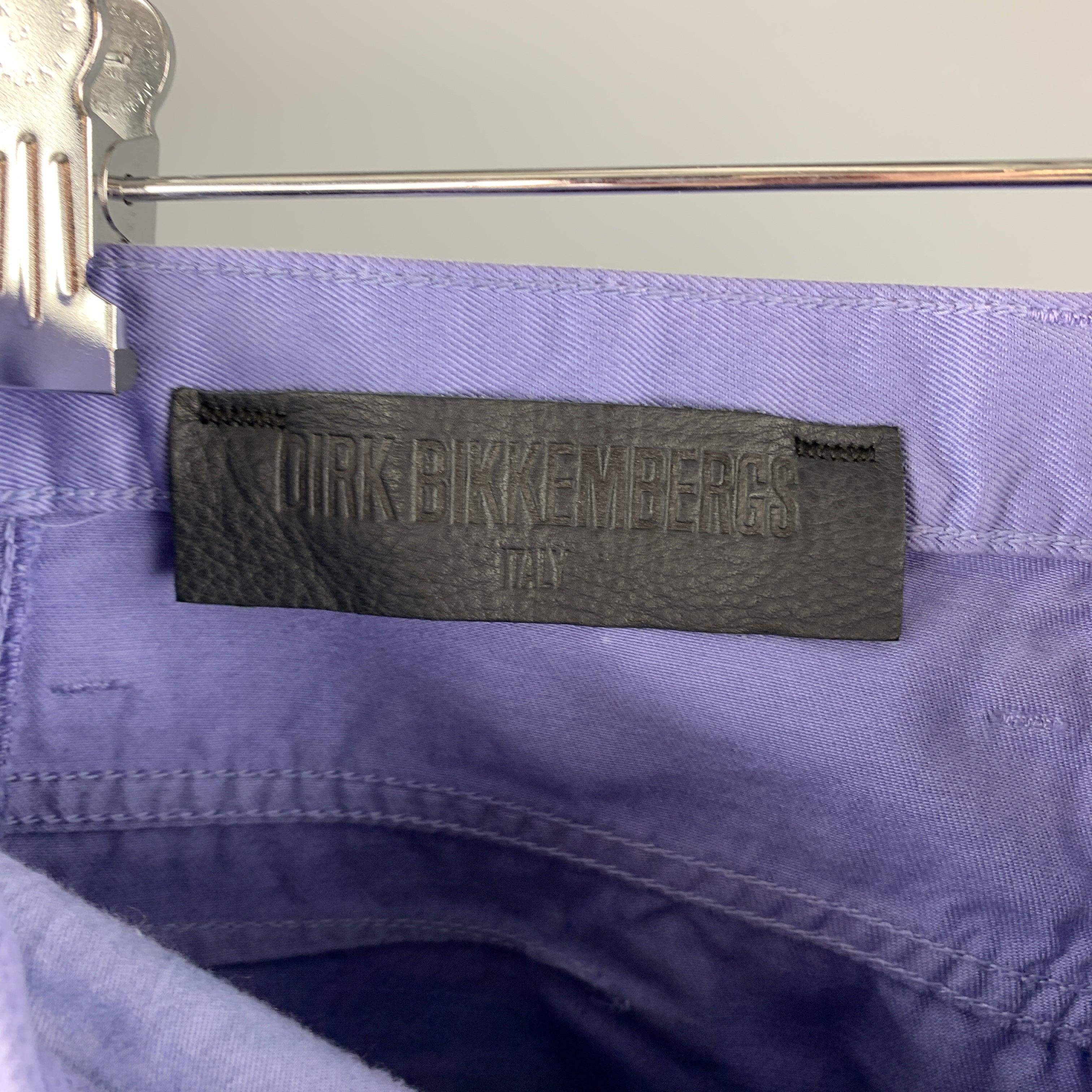 DIRK BIKKEMBERGS Size 30 Lavender Purple Double Seam Jeans For Sale 4