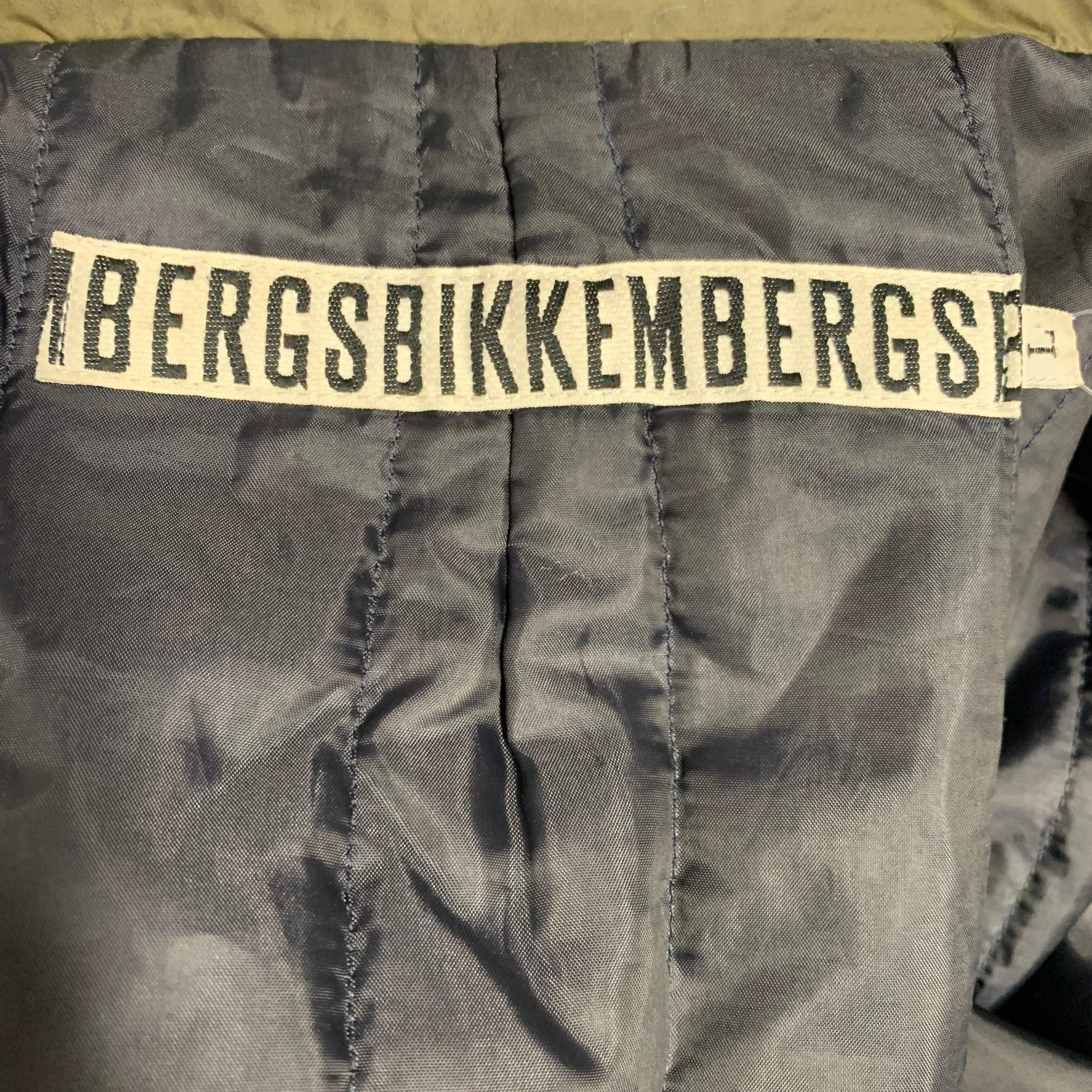 DIRK Bikkembergs Giacca in misto poliestere verde oliva taglia L. in vendita 6