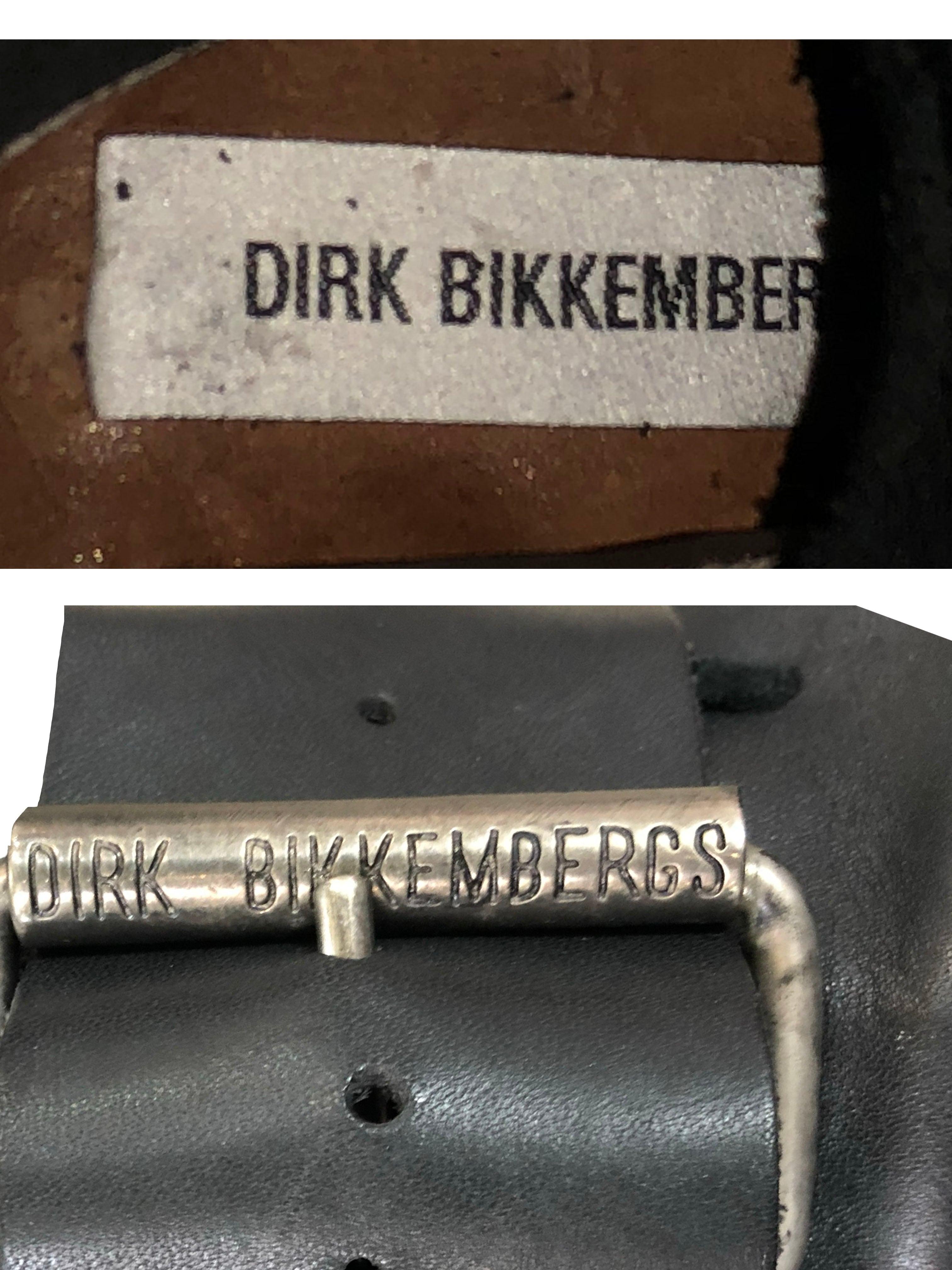 Dirk Bikkembergs Hohe Schnürstiefel mit Schnalle, 1990er Jahre im Zustand „Neu“ im Angebot in Los Angeles, CA