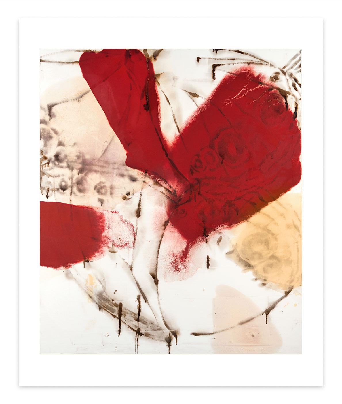 Dirk De Bruycker Abstract Print - Red Morpho