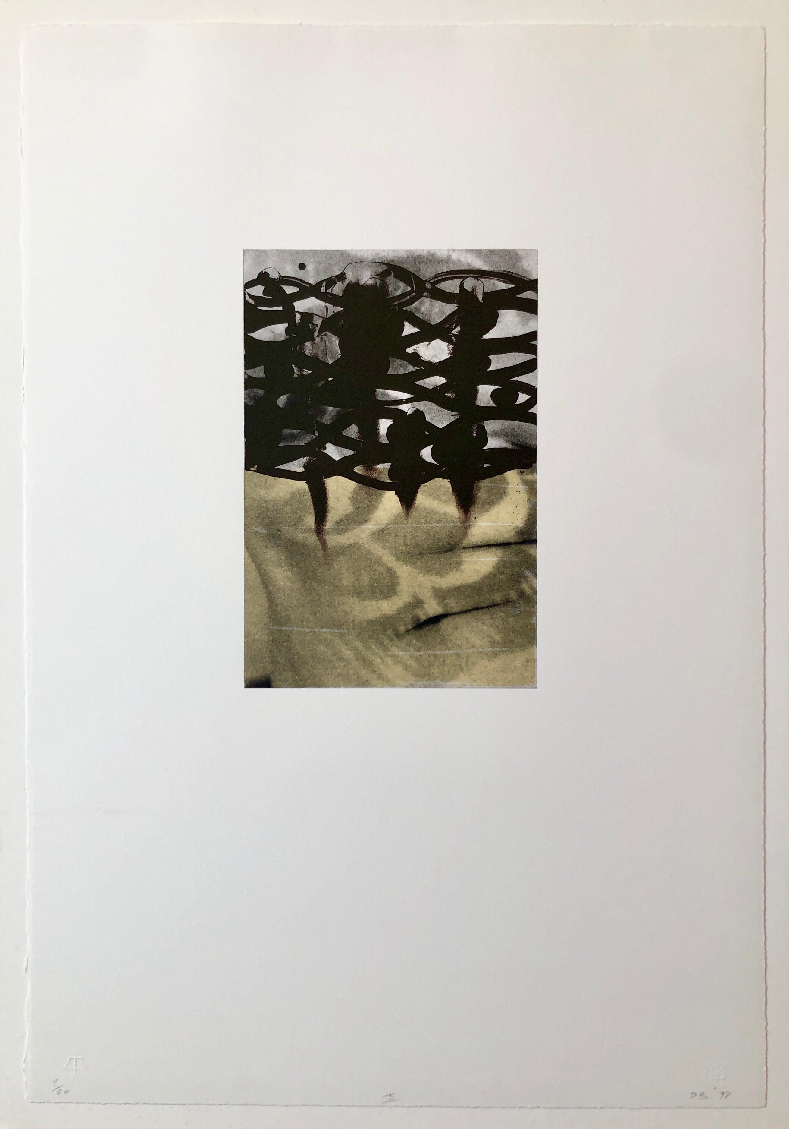 Set von Augen, Farblithographie, belgischer abstrakter Expressionistischer Tamarind-Druck – Print von Dirk De Bruycker
