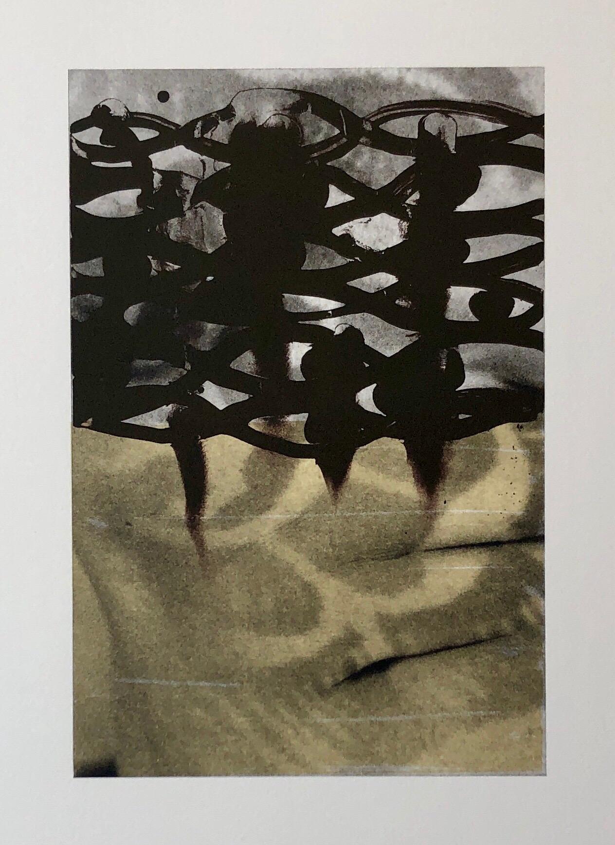 Set of Eyes, lithographie en couleur, impression expressionniste abstraite belge Tamarind - Expressionnisme abstrait Print par Dirk De Bruycker