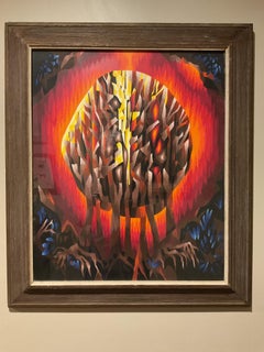 Arazzo originale del Mid Century Modern disegnato per Jean Lurcat, 1973 di Dirk Holger