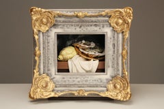"Penumbra", Sculpture en céramique en trompe l'Oeil avec glaçure