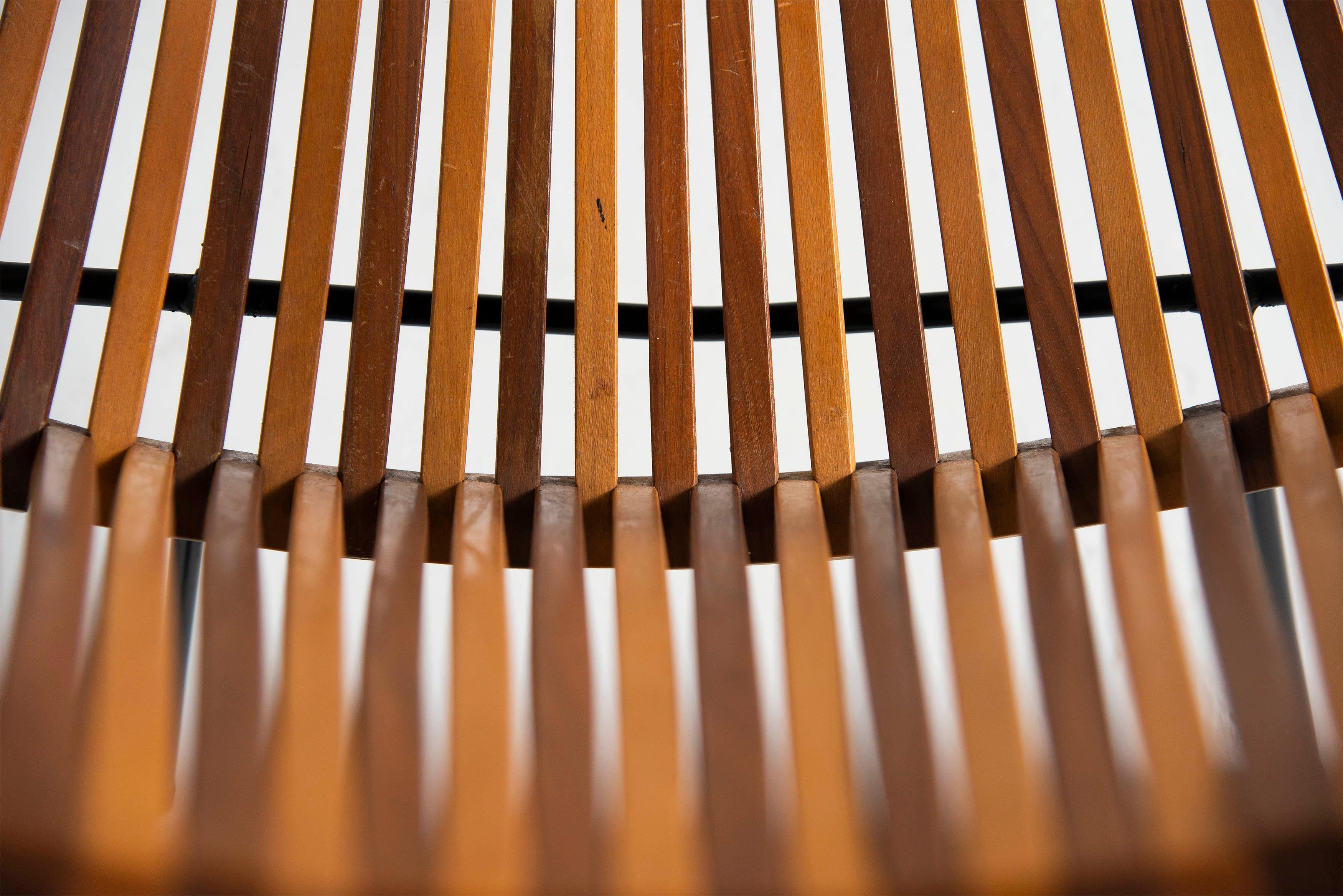 Mid-20th Century Dirk Van Sliedrecht Slat Chair Rohe Noordwolde, 1960