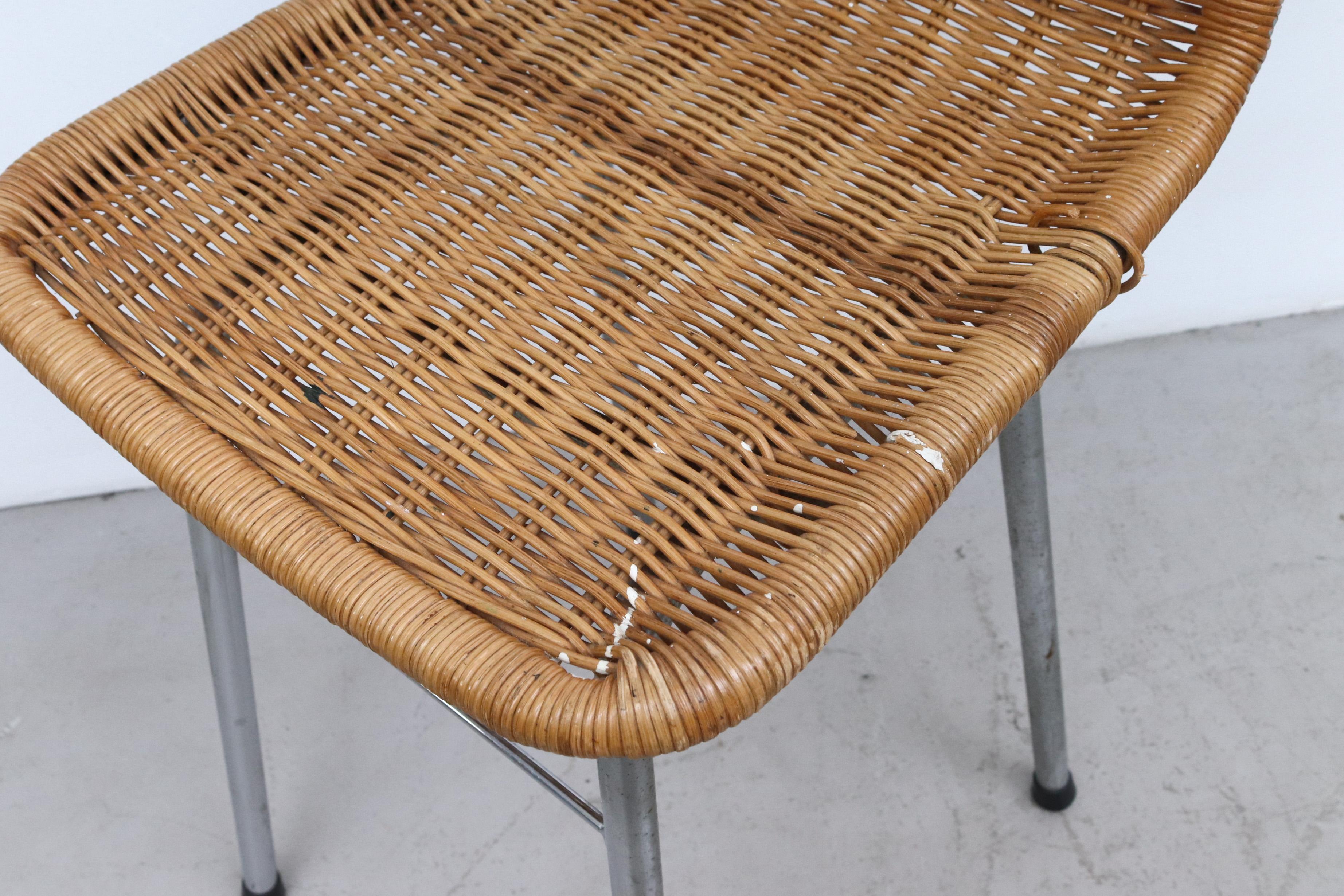 Dirk Van Sliedregt Rattan Counter Stools 5