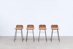 Dirk Van Sliedregt Rattan Counter Stools