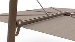 Dirk Wynants Parasol Umbrella for Cassina, Aluminum, Mid-Century