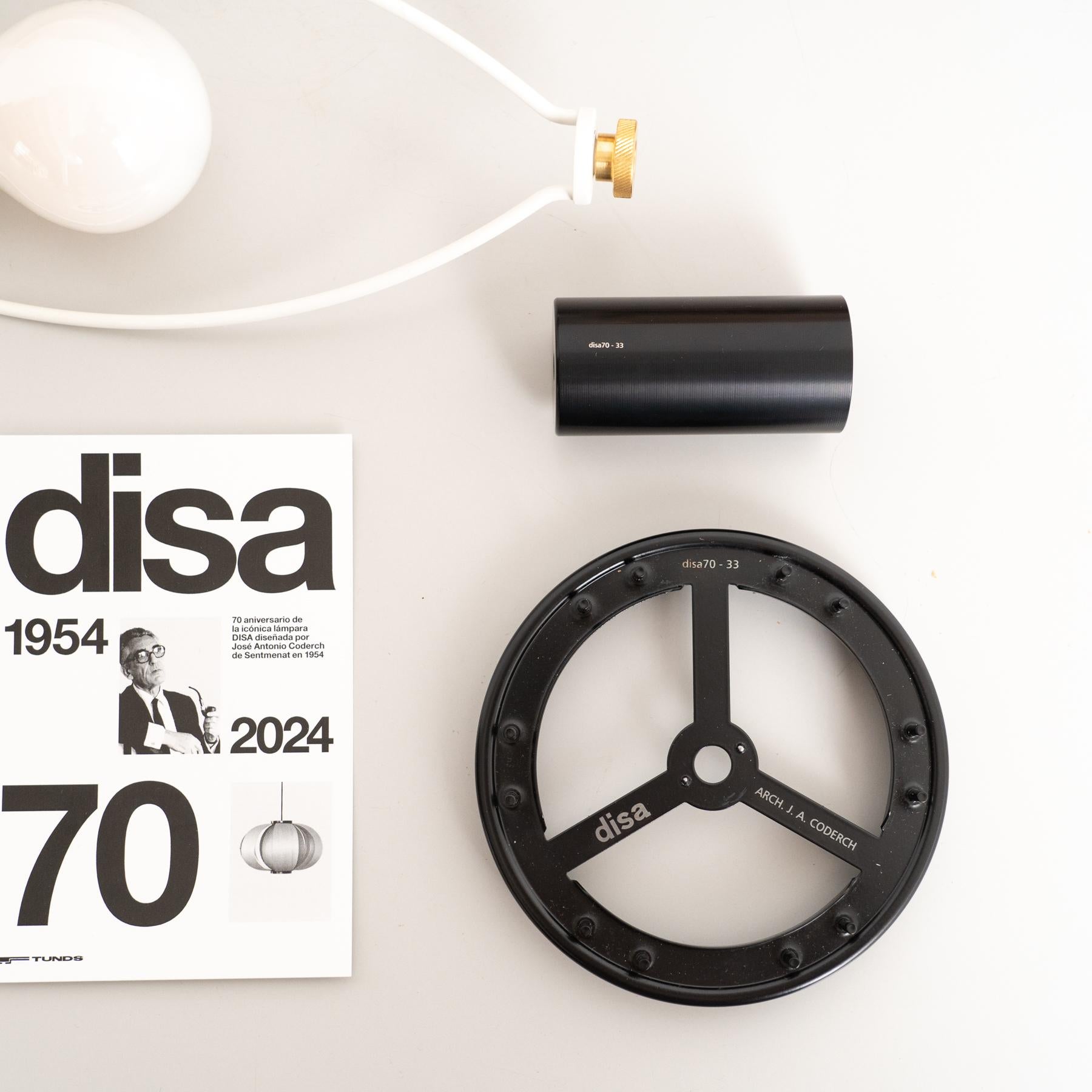 Lampe suspendue DISA 70e anniversaire en édition limitée Coderch Design  N° 33/70 en vente 8