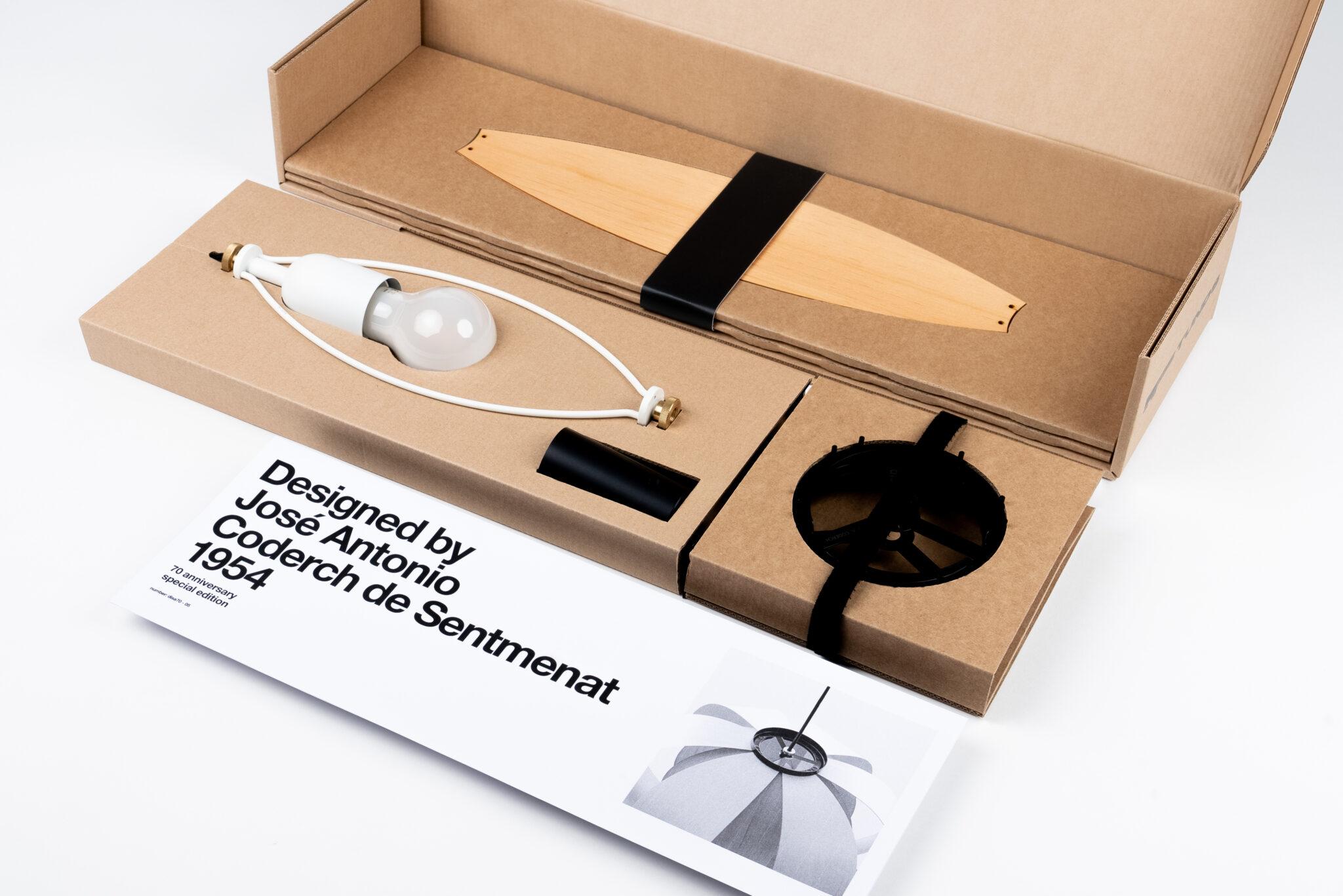 Lampe suspendue DISA 70e anniversaire en édition limitée Coderch Design  N° 33/70 Bon état - En vente à Barcelona, Barcelona