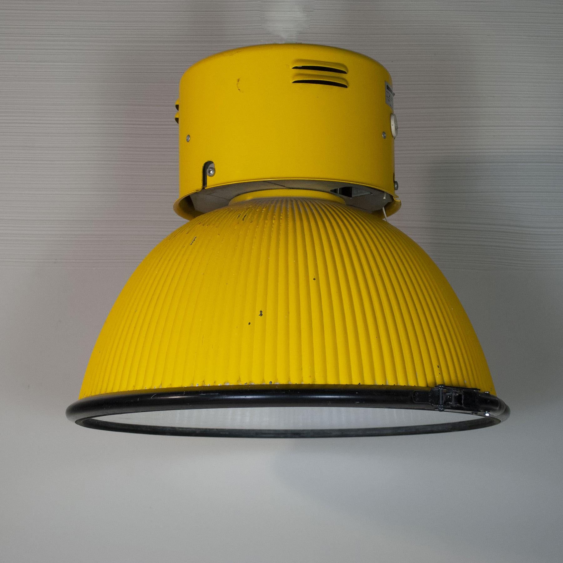Aluminum Disano Italian Mid Century Industrial Lamp from Early 80's For Sale