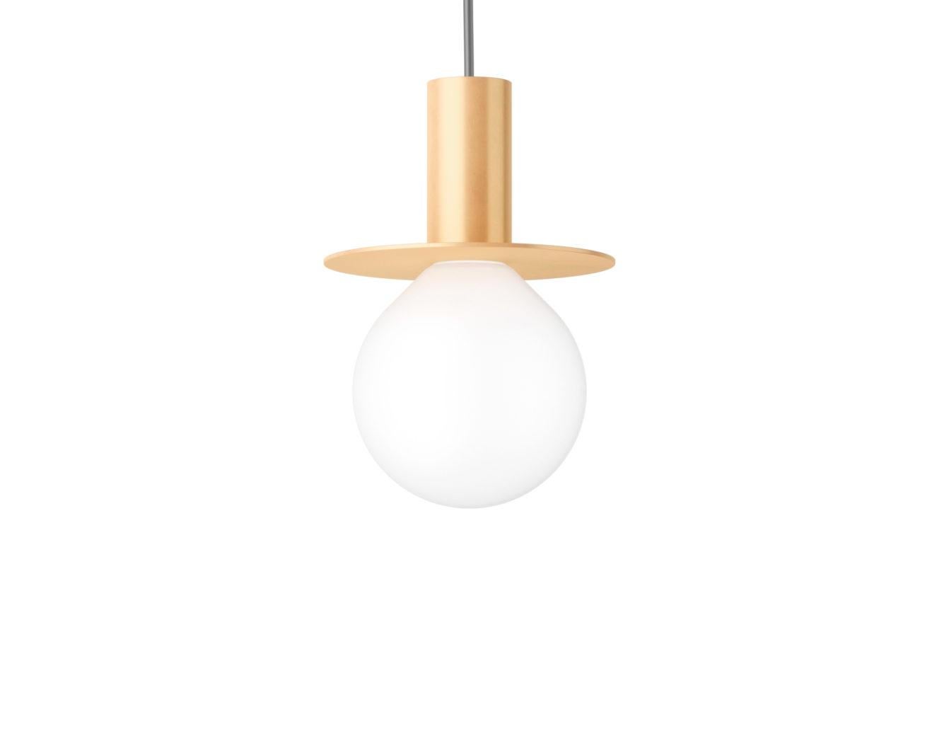 Disc 25, Contemporary Pendant Lamp, Copper 2