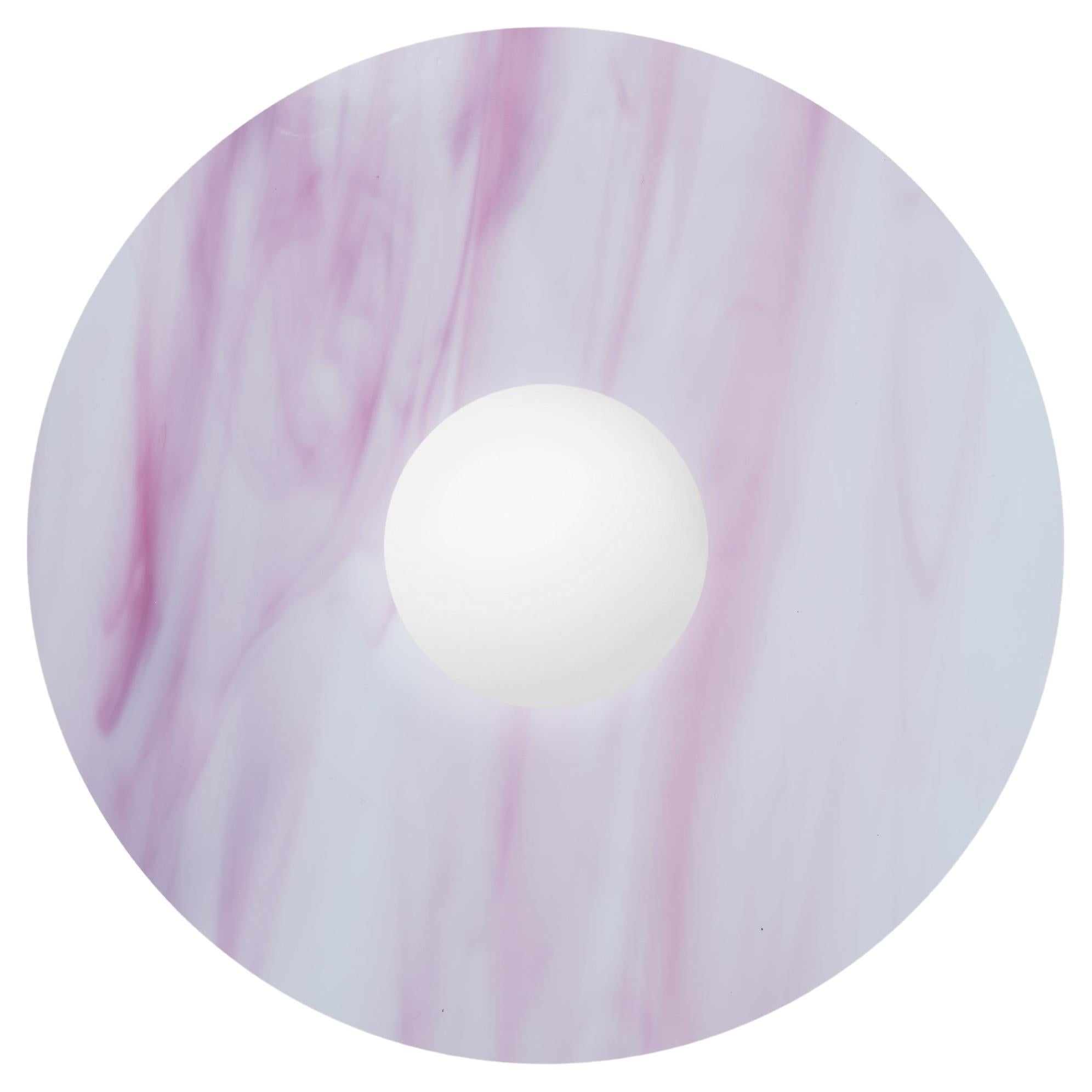 Disc And Sphere Glass Wall Light 04 by Atelier Areti