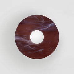 Disc And Sphere Glass Wall Light 07 by Atelier Areti