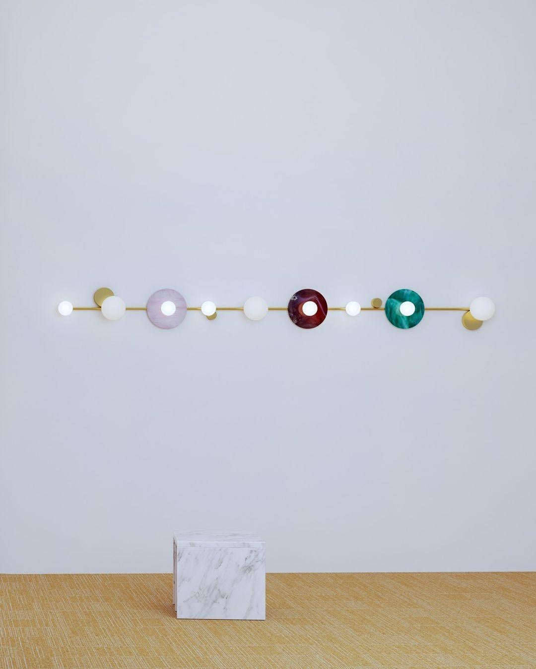 Allemand Disc And Sphere Glass Wall Light 11 by Atelier Areti en vente