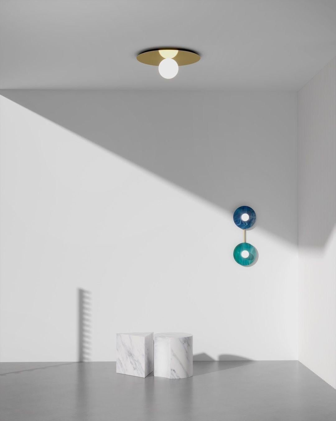Disc And Sphere Glass Wall Light 11 by Atelier Areti Neuf - En vente à Geneve, CH